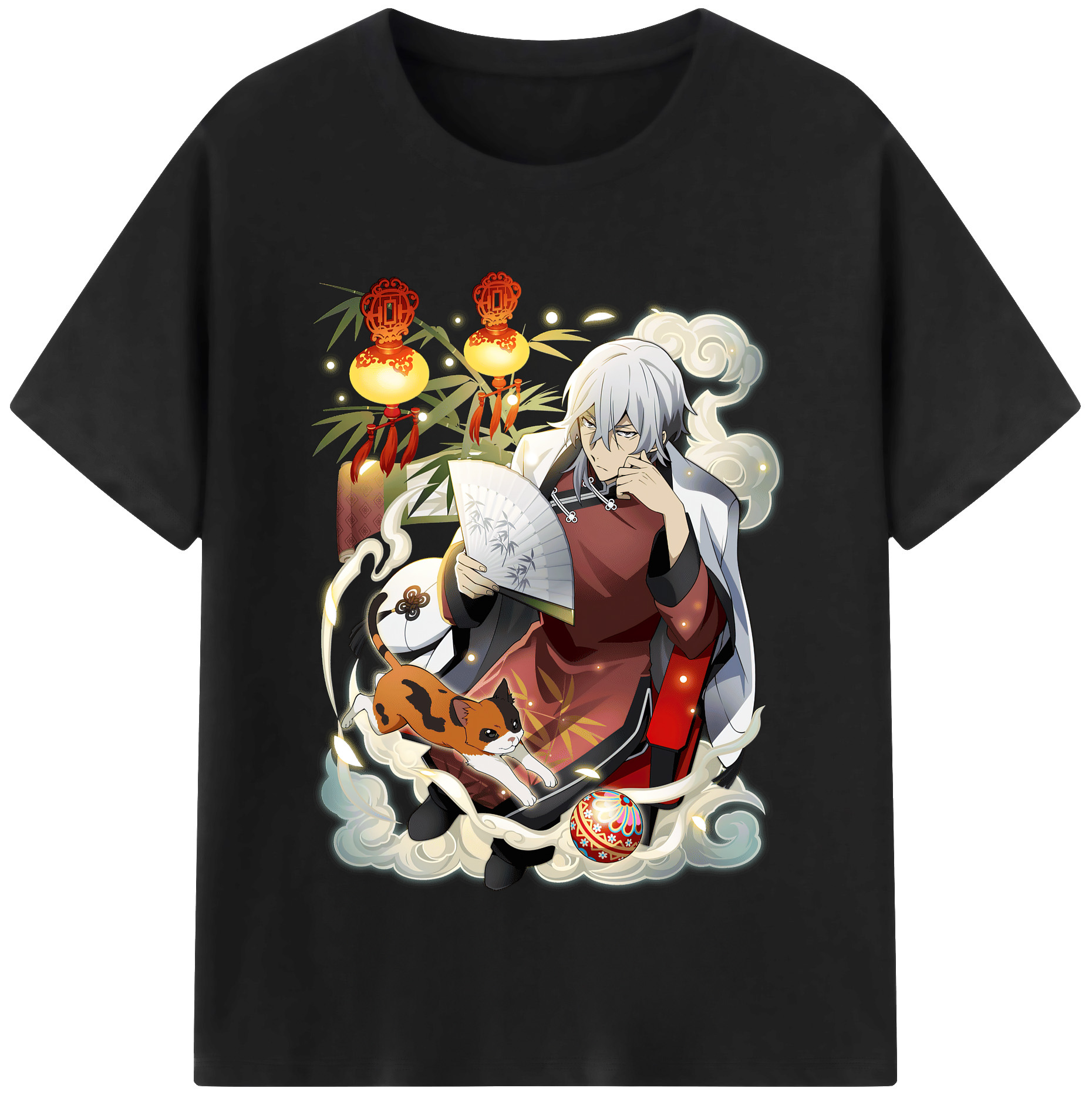 （画像用） 文豪ストレイドッグス Bungo Stray Dogs レディースカジュアルプリントTシャツ（綿100％）