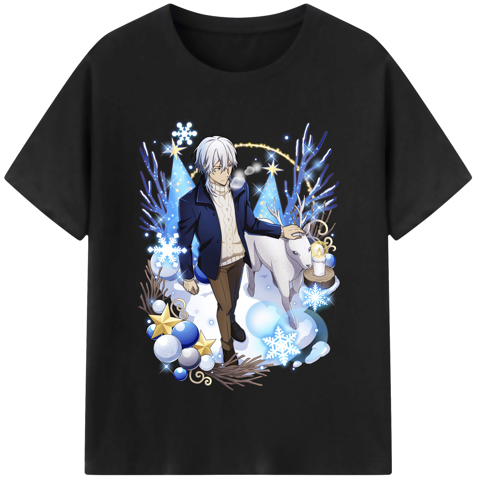 （画像用） 文豪ストレイドッグス Bungo Stray Dogs レディースカジュアルプリントTシャツ（綿100％）