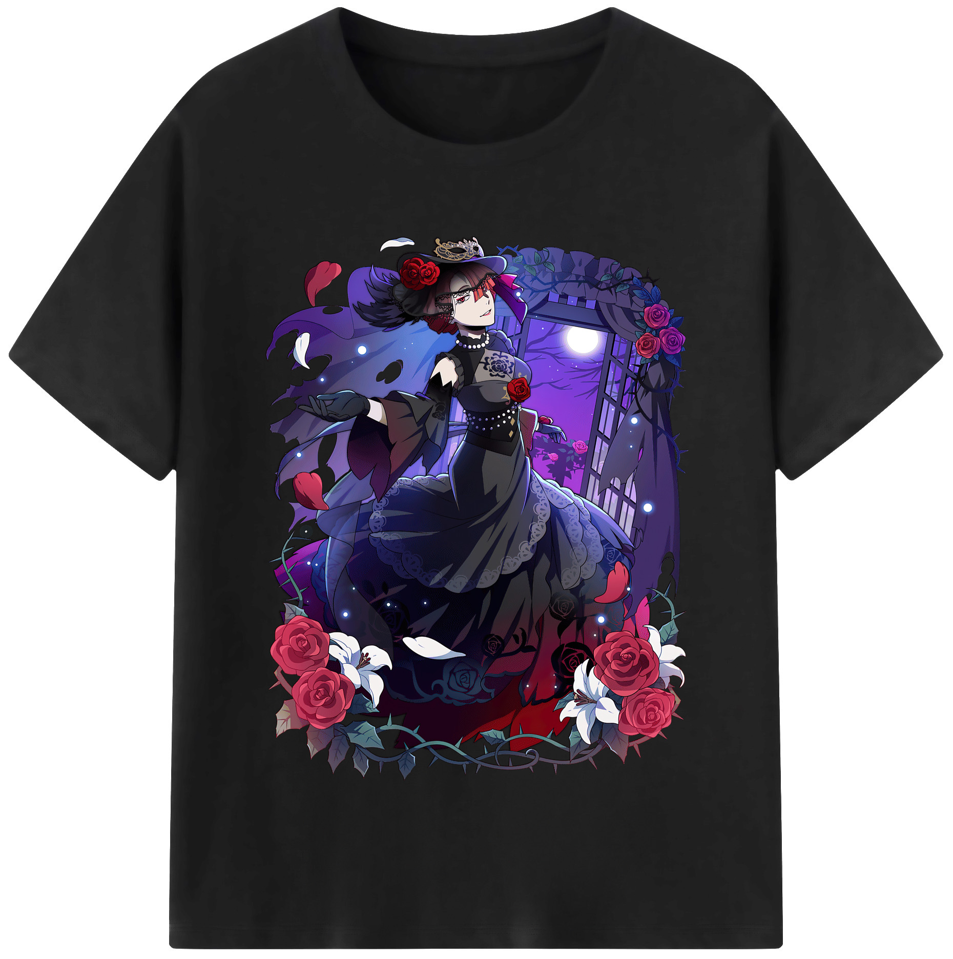 （画像用） 文豪ストレイドッグス Bungo Stray Dogs レディースカジュアルプリントTシャツ（綿100％）