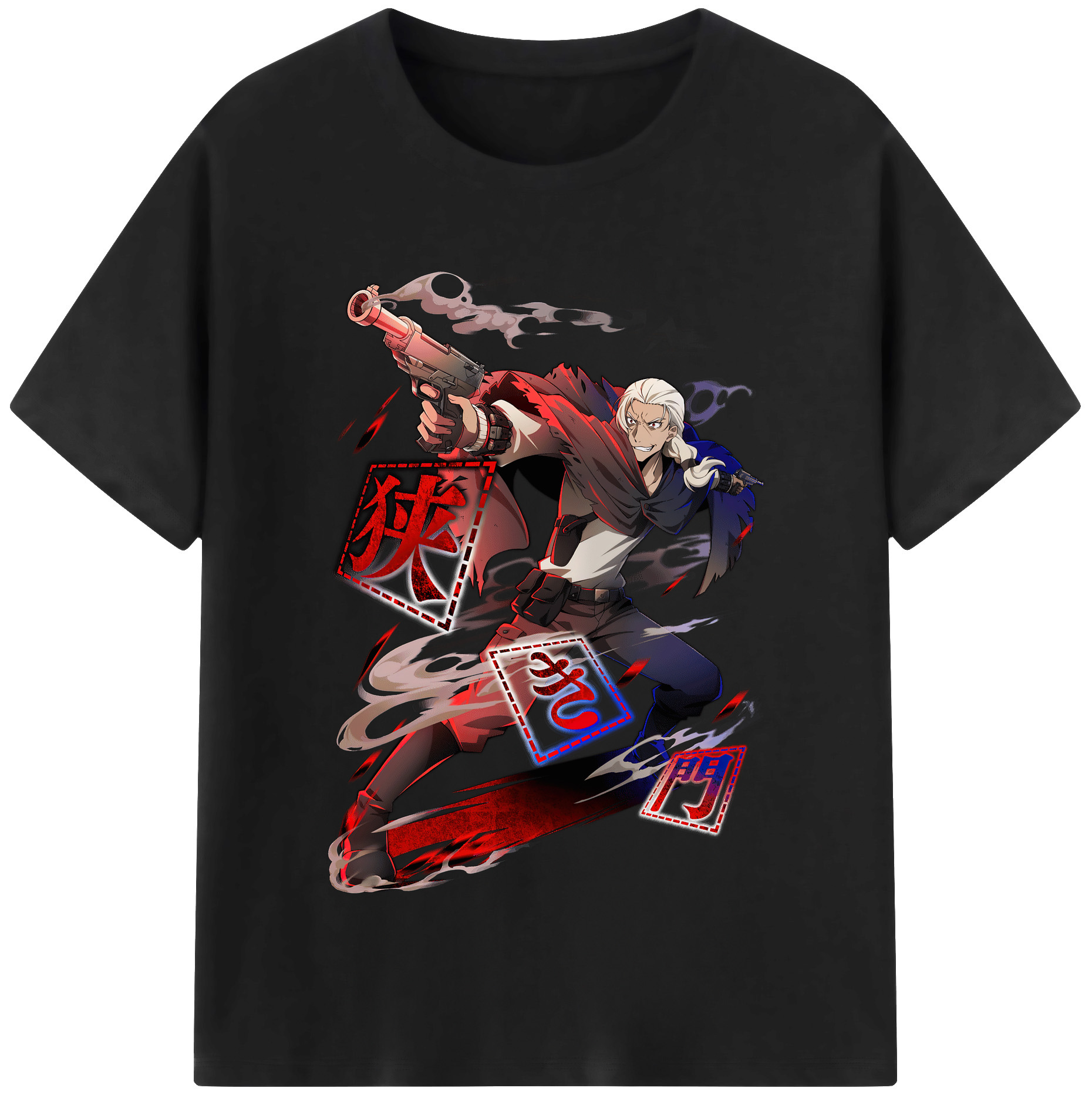 （画像用） 文豪ストレイドッグス Bungo Stray Dogs レディースカジュアルプリントTシャツ（綿100％）