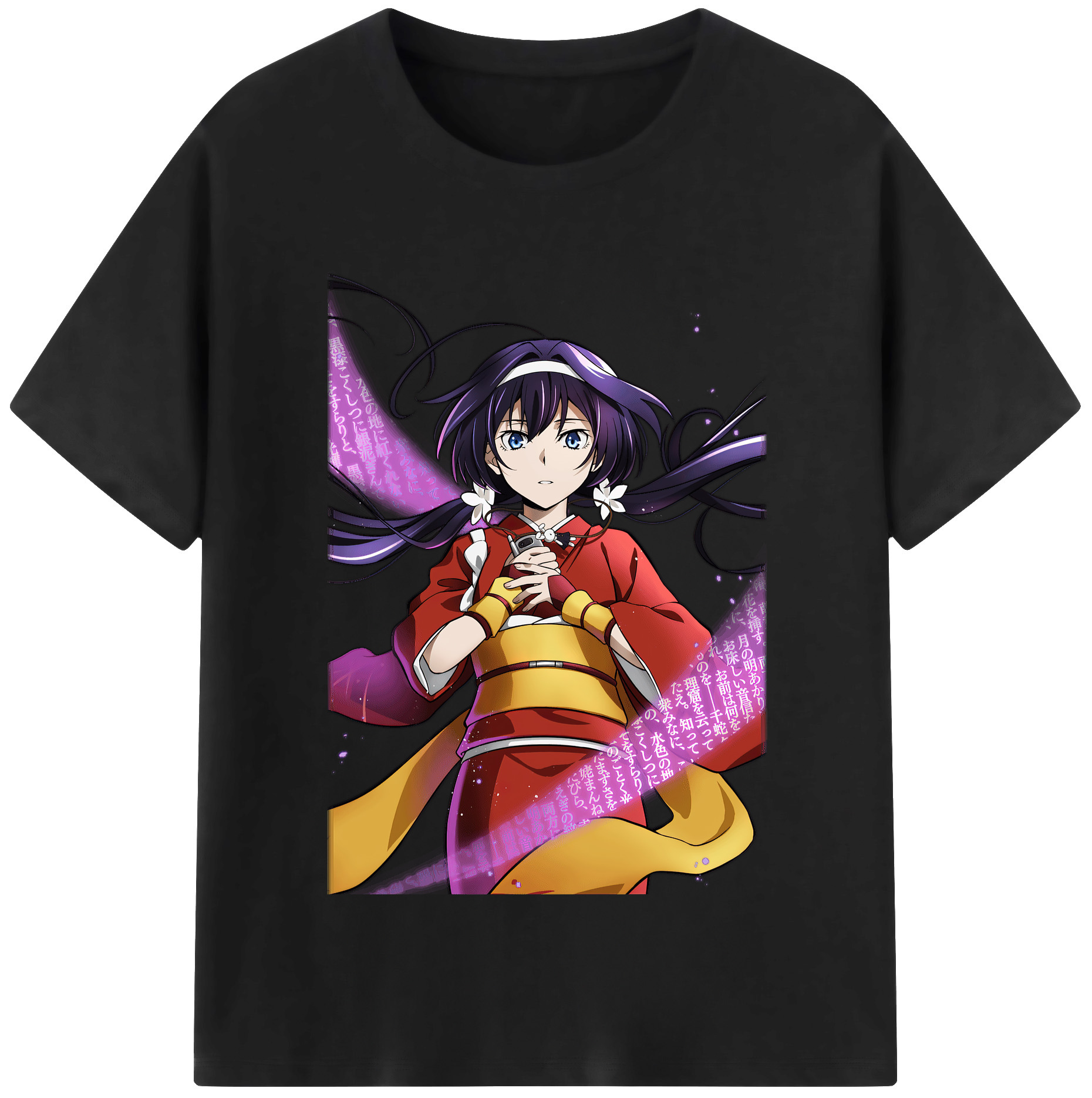 （画像用） 文豪ストレイドッグス Bungo Stray Dogs レディースカジュアルプリントTシャツ（綿100％）