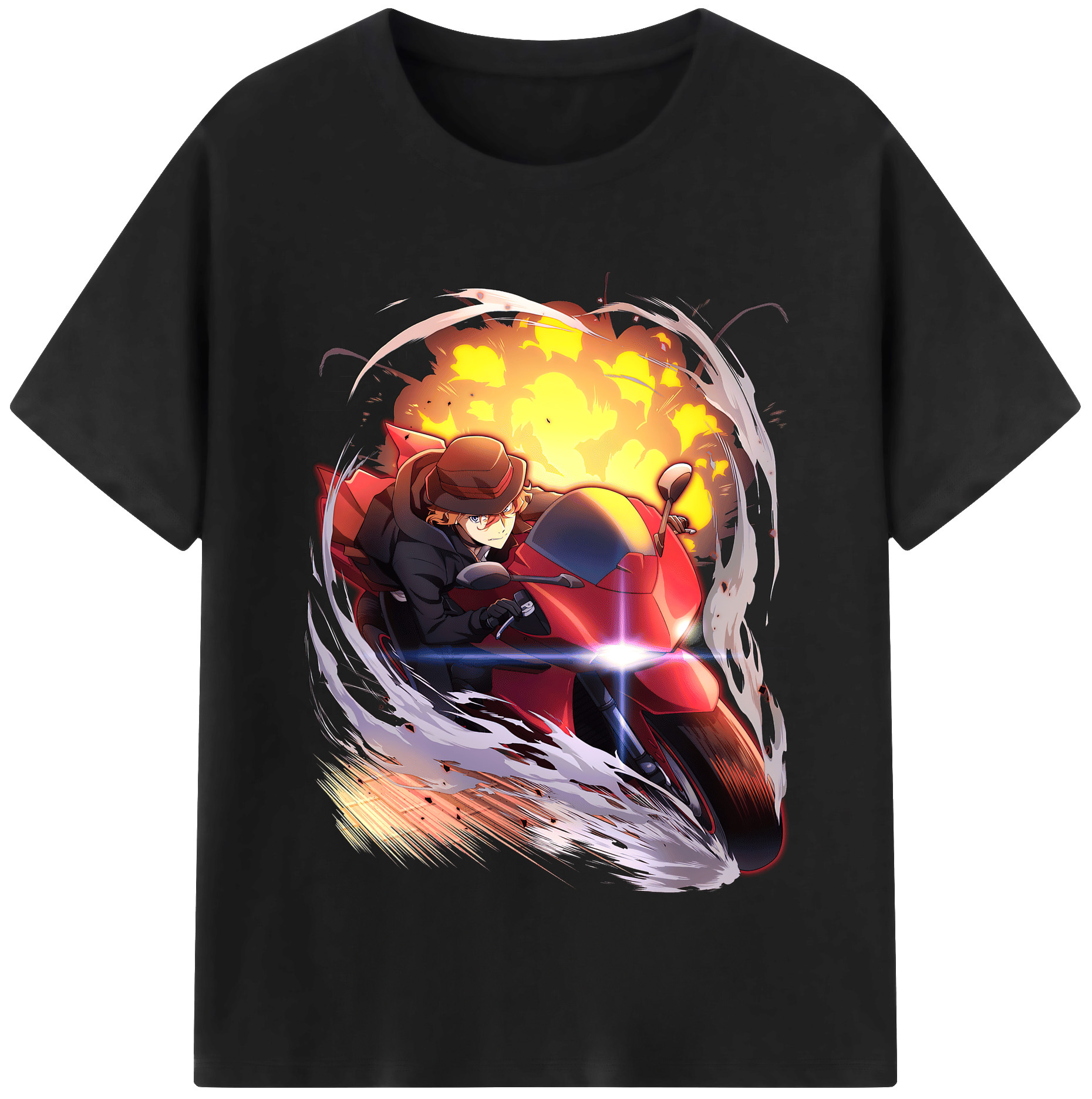 （画像用） 文豪ストレイドッグス Bungo Stray Dogs レディースカジュアルプリントTシャツ（綿100％）