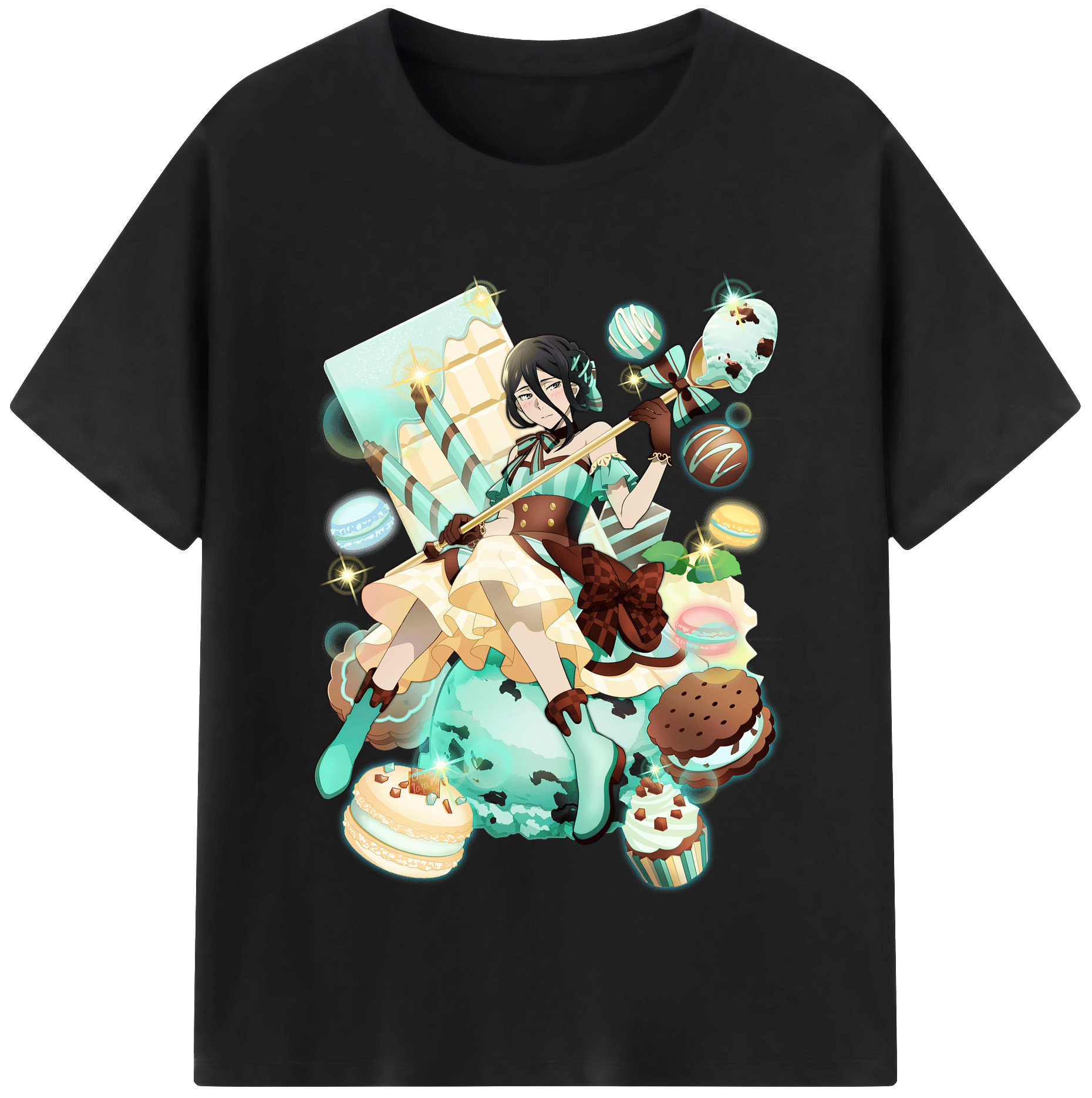 （画像用） 文豪ストレイドッグス Bungo Stray Dogs レディースカジュアルプリントTシャツ（綿100％）