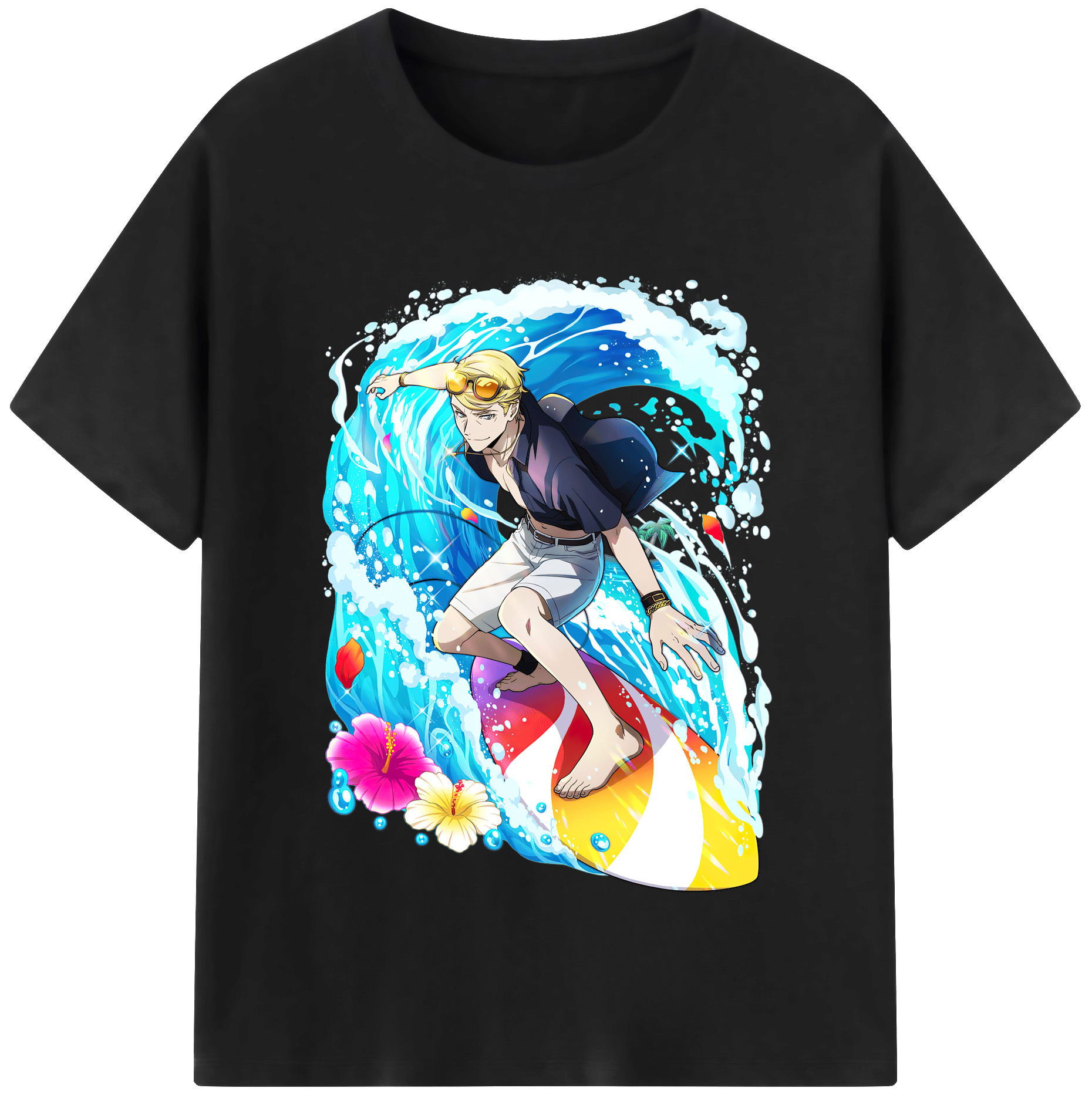 （画像用） 文豪ストレイドッグス Bungo Stray Dogs レディースカジュアルプリントTシャツ（綿100％）