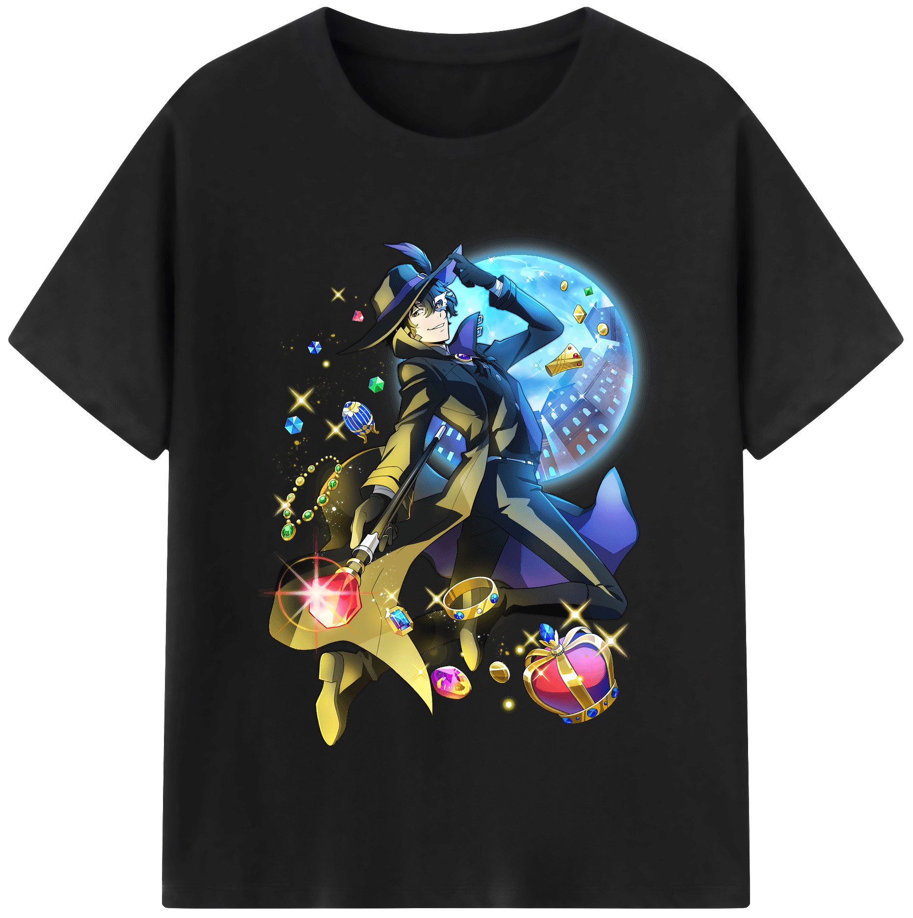 （画像用） 文豪ストレイドッグス Bungo Stray Dogs レディースカジュアルプリントTシャツ（綿100％）