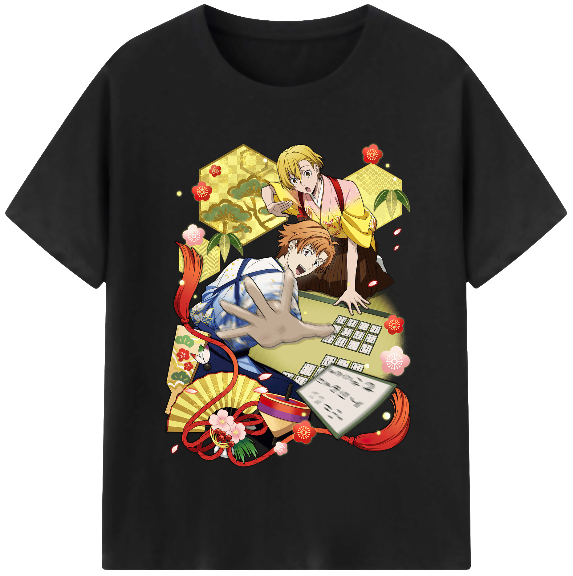 （画像用） 文豪ストレイドッグス Bungo Stray Dogs レディースカジュアルプリントTシャツ（綿100％）
