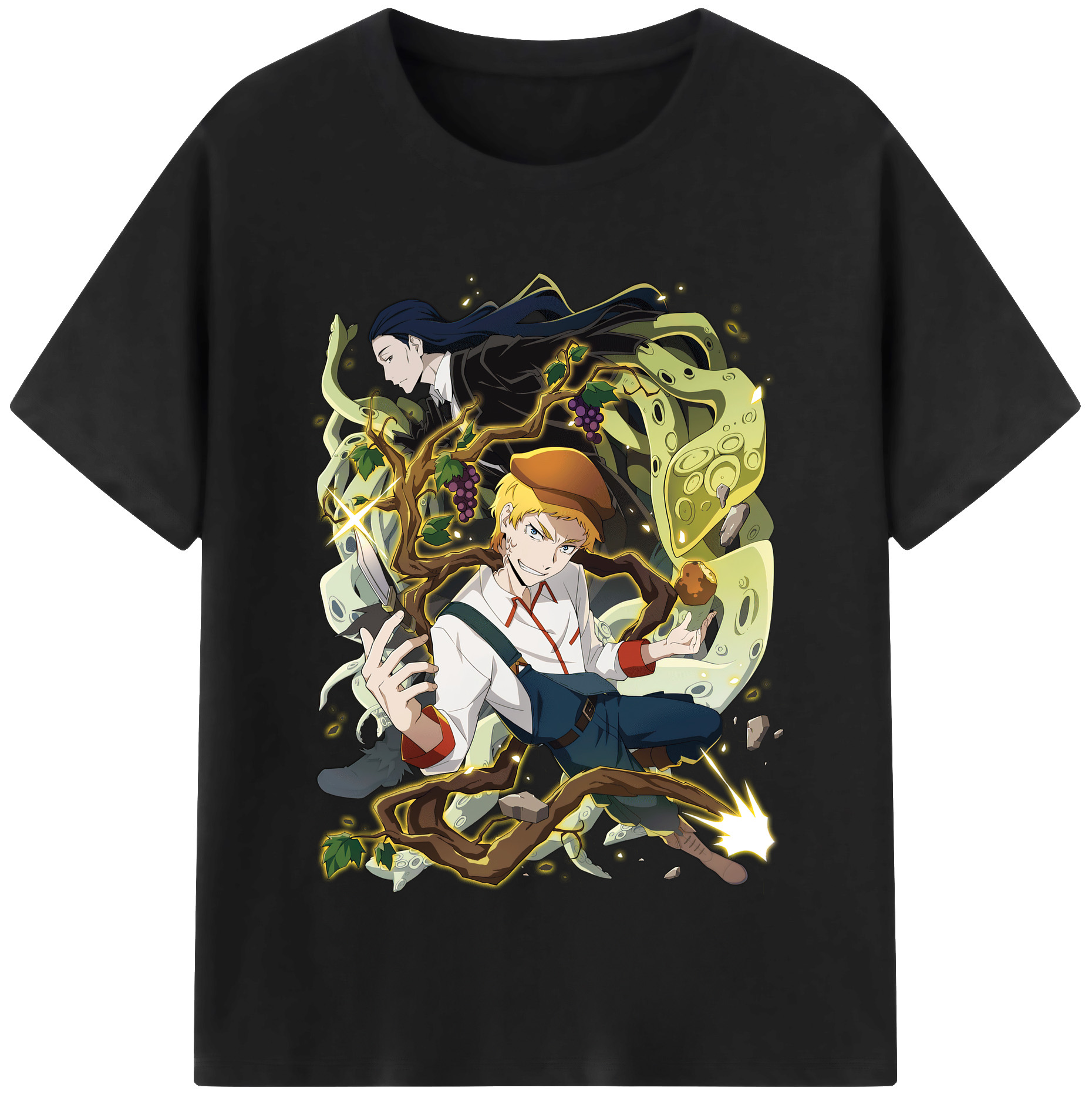 （画像用） 文豪ストレイドッグス Bungo Stray Dogs レディースカジュアルプリントTシャツ（綿100％）