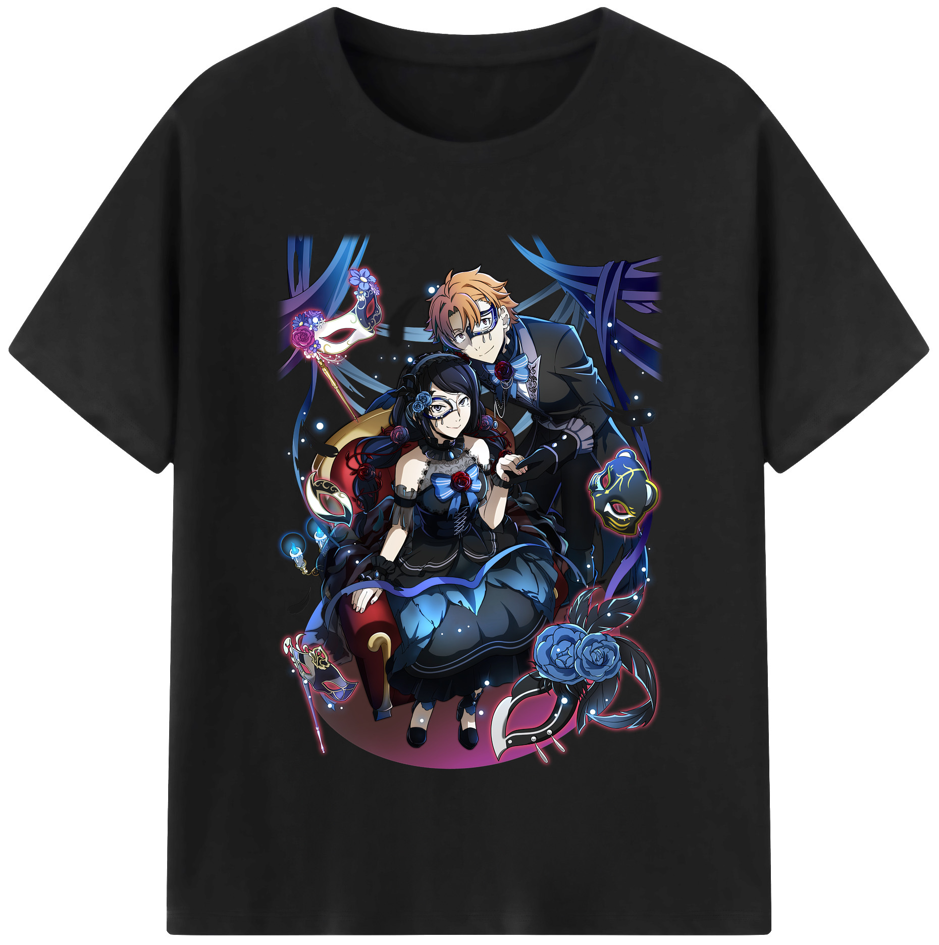 （画像用） 文豪ストレイドッグス Bungo Stray Dogs レディースカジュアルプリントTシャツ（綿100％）