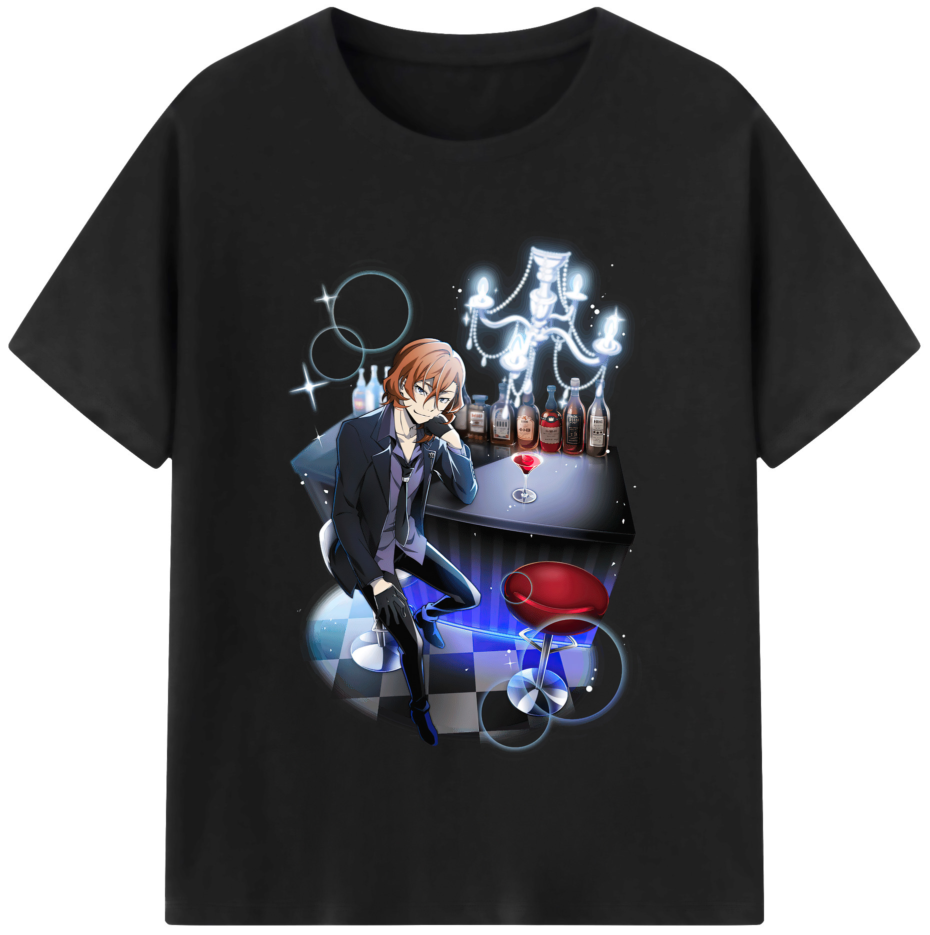 （画像用） 文豪ストレイドッグス Bungo Stray Dogs レディースカジュアルプリントTシャツ（綿100％）