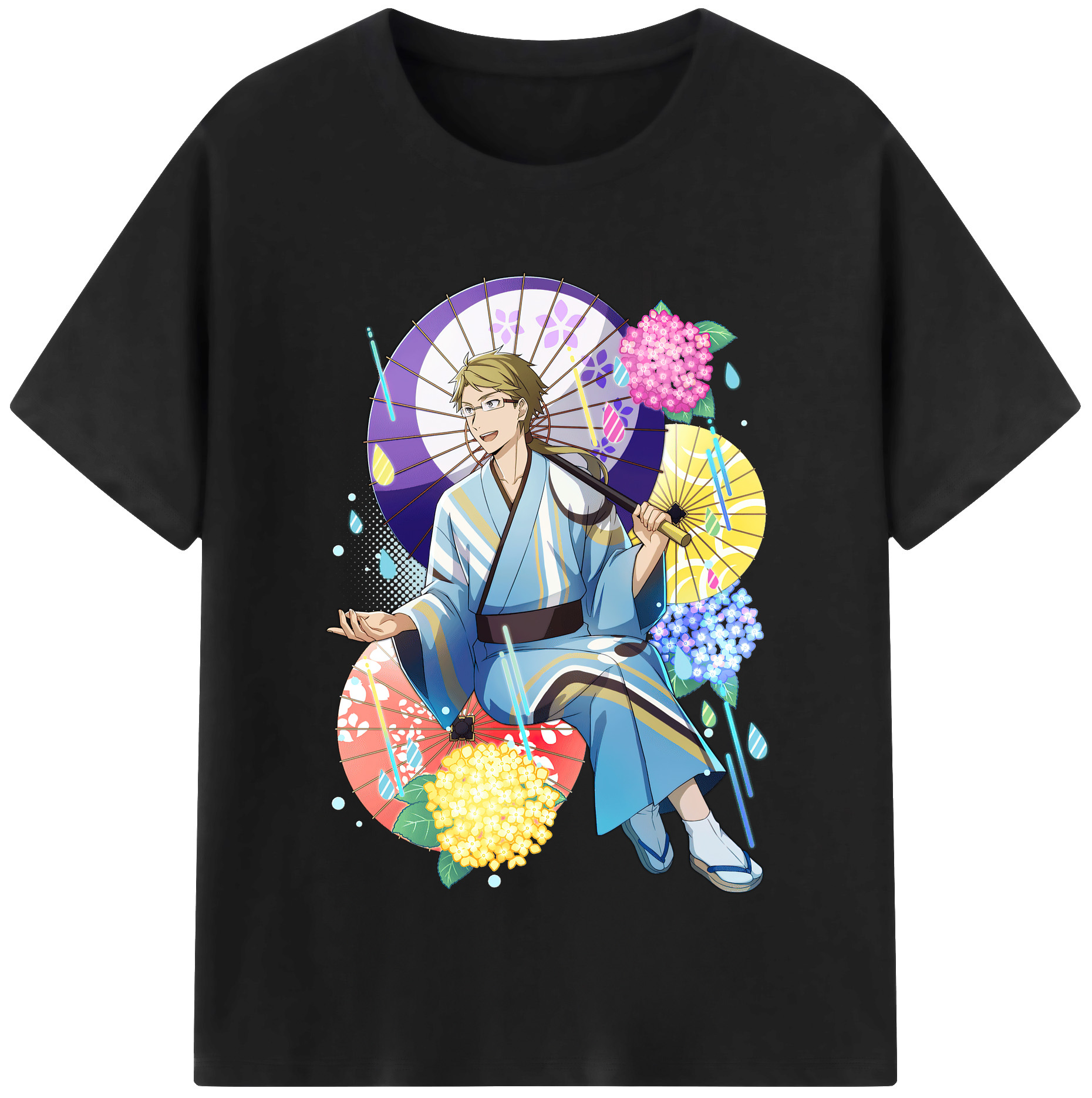 （画像用） 文豪ストレイドッグス Bungo Stray Dogs レディースカジュアルプリントTシャツ（綿100％）