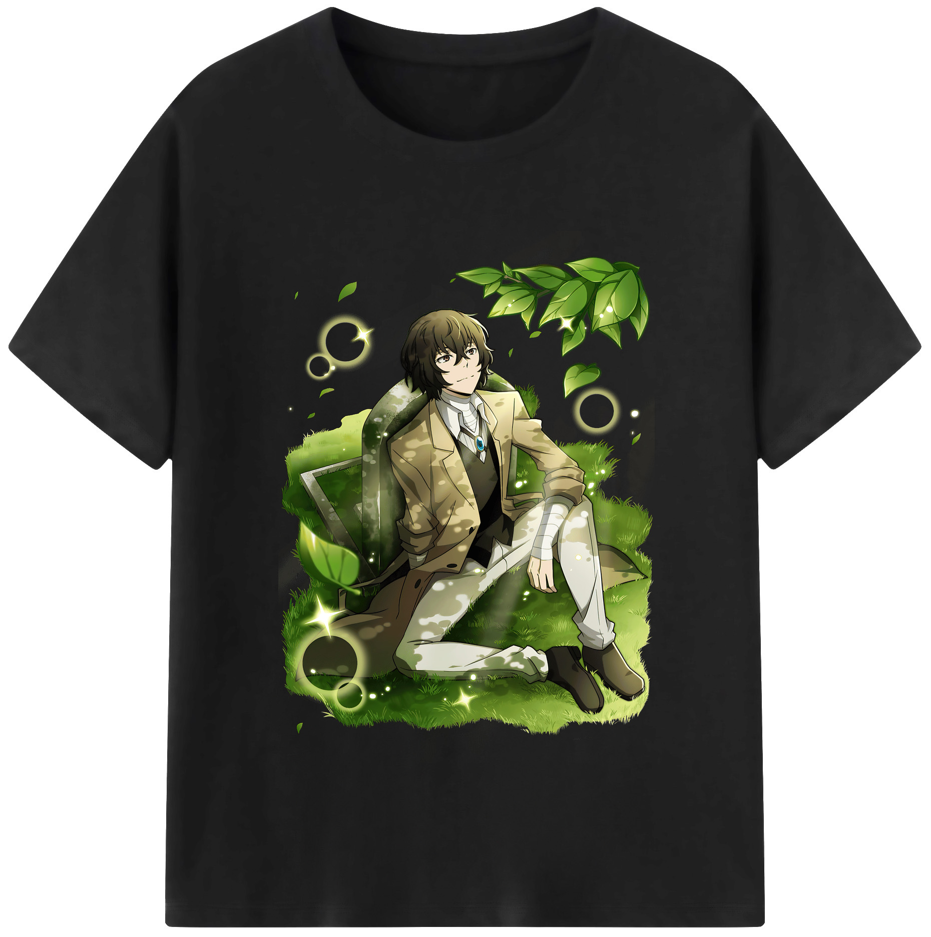 （画像用） 文豪ストレイドッグス Bungo Stray Dogs レディースカジュアルプリントTシャツ（綿100％）