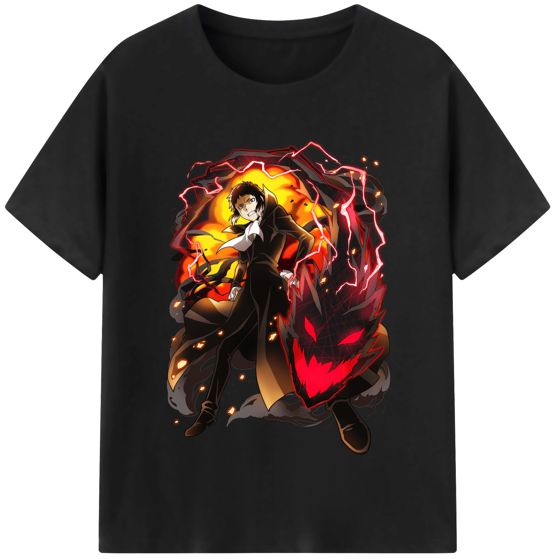 （画像用） 文豪ストレイドッグス Bungo Stray Dogs レディースカジュアルプリントTシャツ（綿100％）