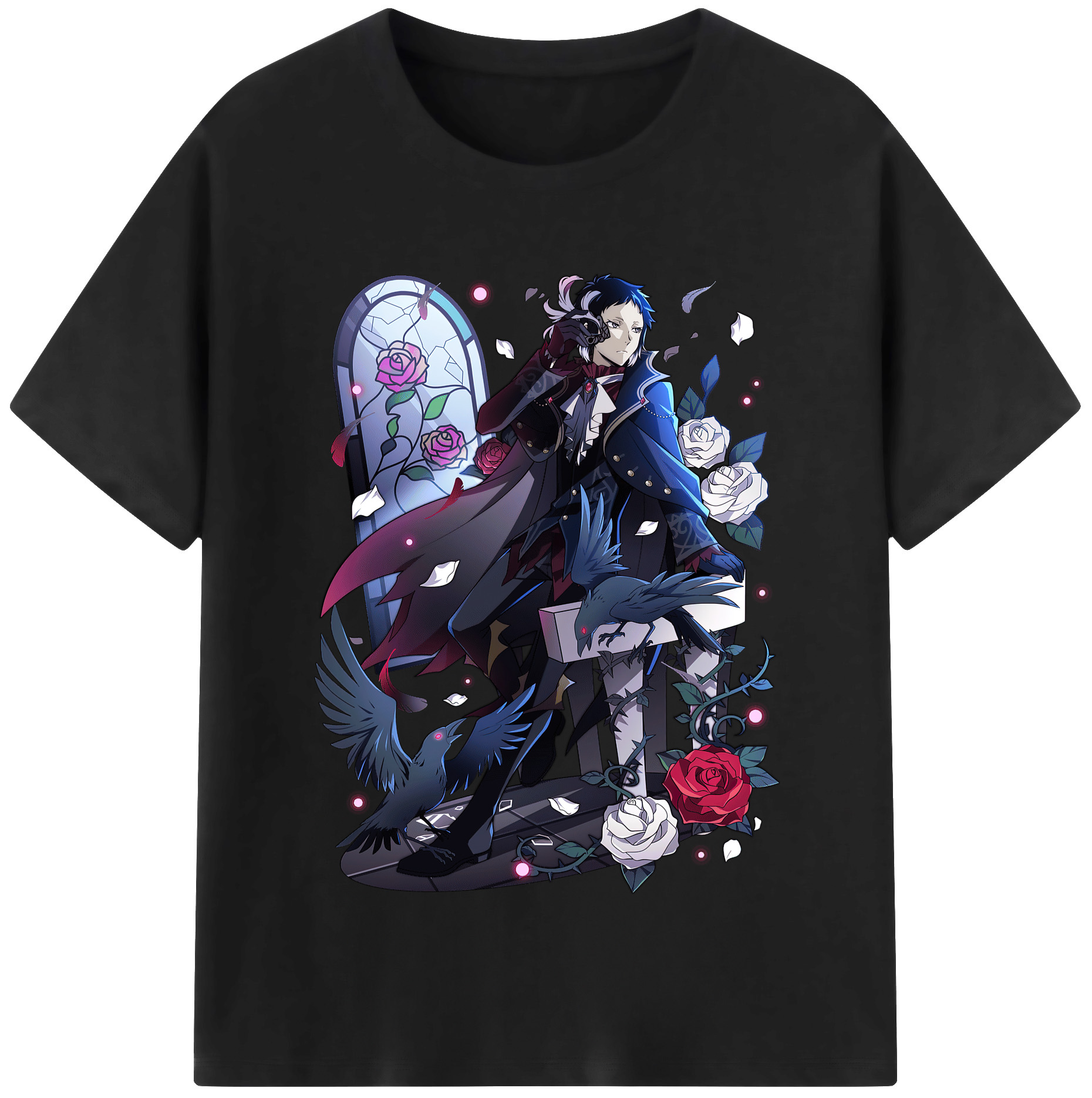 （画像用） 文豪ストレイドッグス Bungo Stray Dogs レディースカジュアルプリントTシャツ（綿100％）
