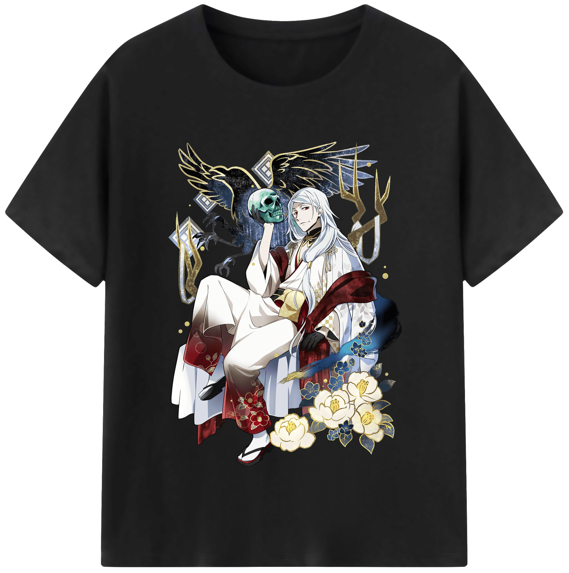 （画像用） 文豪ストレイドッグス Bungo Stray Dogs レディースカジュアルプリントTシャツ（綿100％）