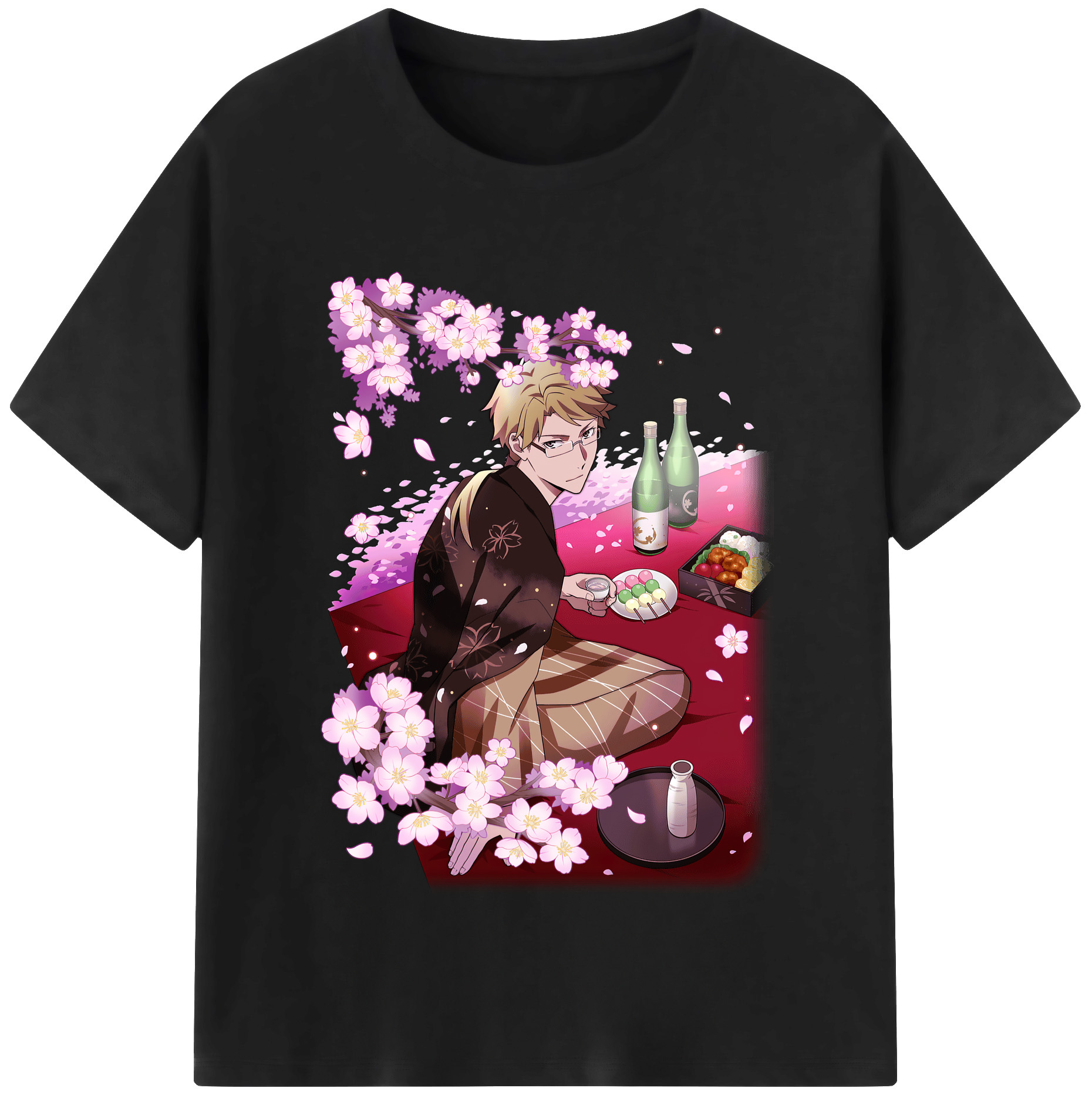 （画像用） 文豪ストレイドッグス Bungo Stray Dogs レディースカジュアルプリントTシャツ（綿100％）
