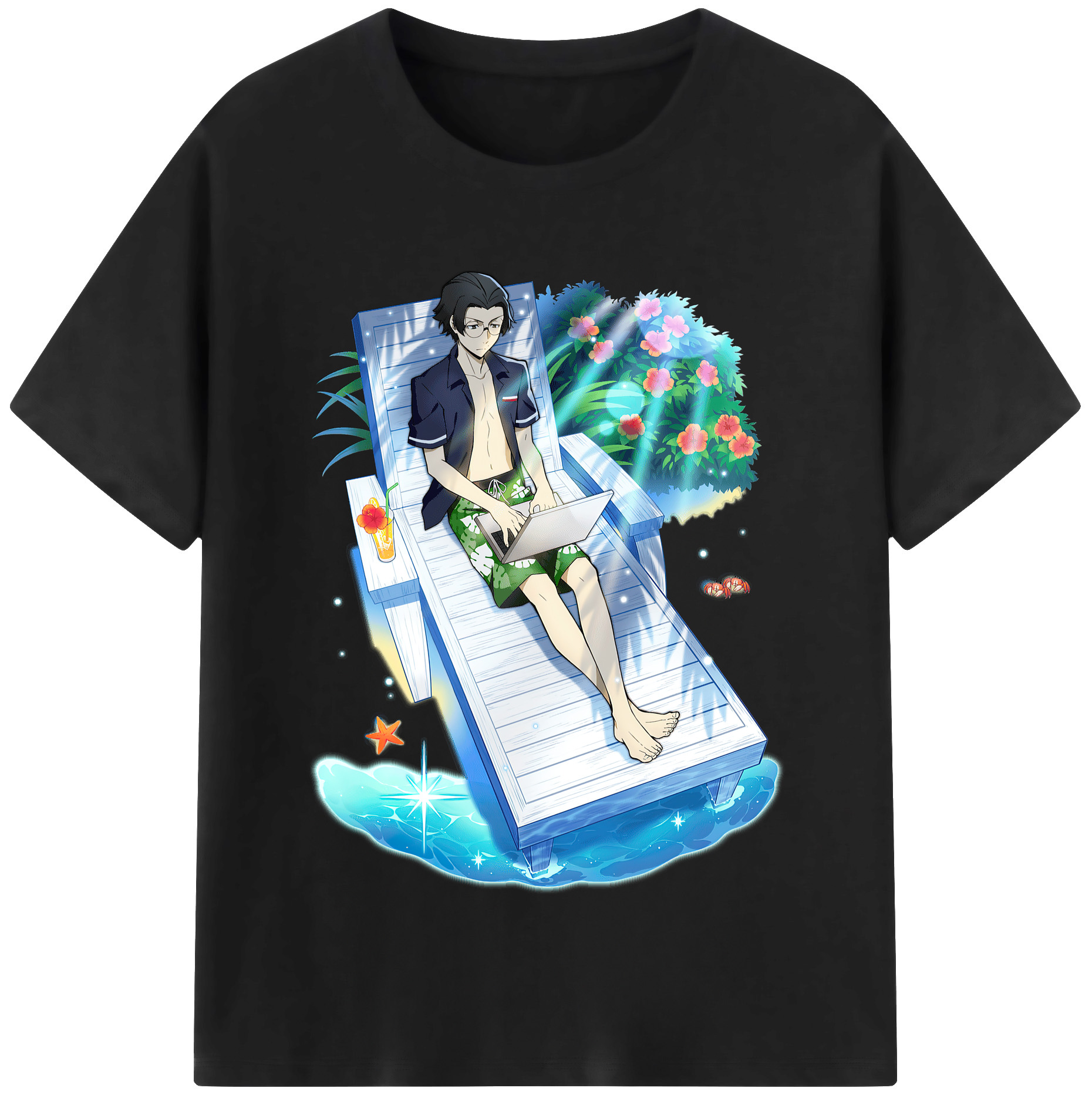 （画像用） 文豪ストレイドッグス Bungo Stray Dogs レディースカジュアルプリントTシャツ（綿100％）
