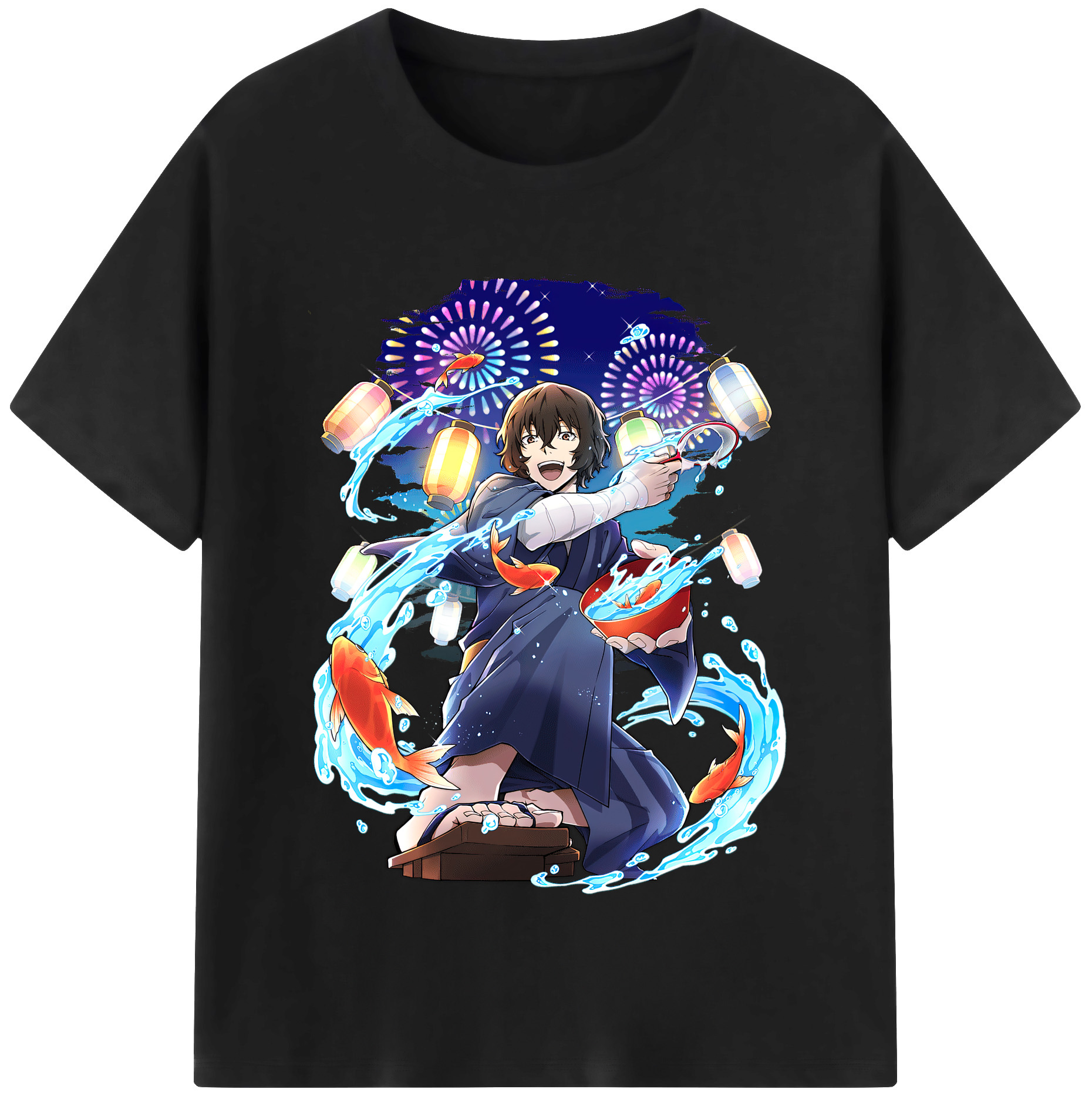 （画像用） 文豪ストレイドッグス Bungo Stray Dogs レディースカジュアルプリントTシャツ（綿100％）