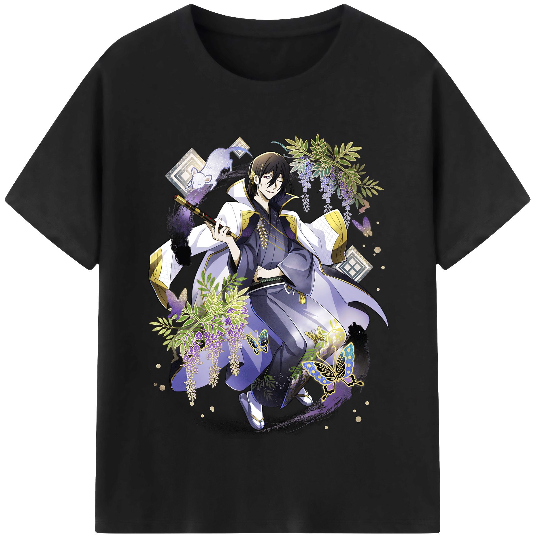 （画像用） 文豪ストレイドッグス Bungo Stray Dogs レディースカジュアルプリントTシャツ（綿100％）