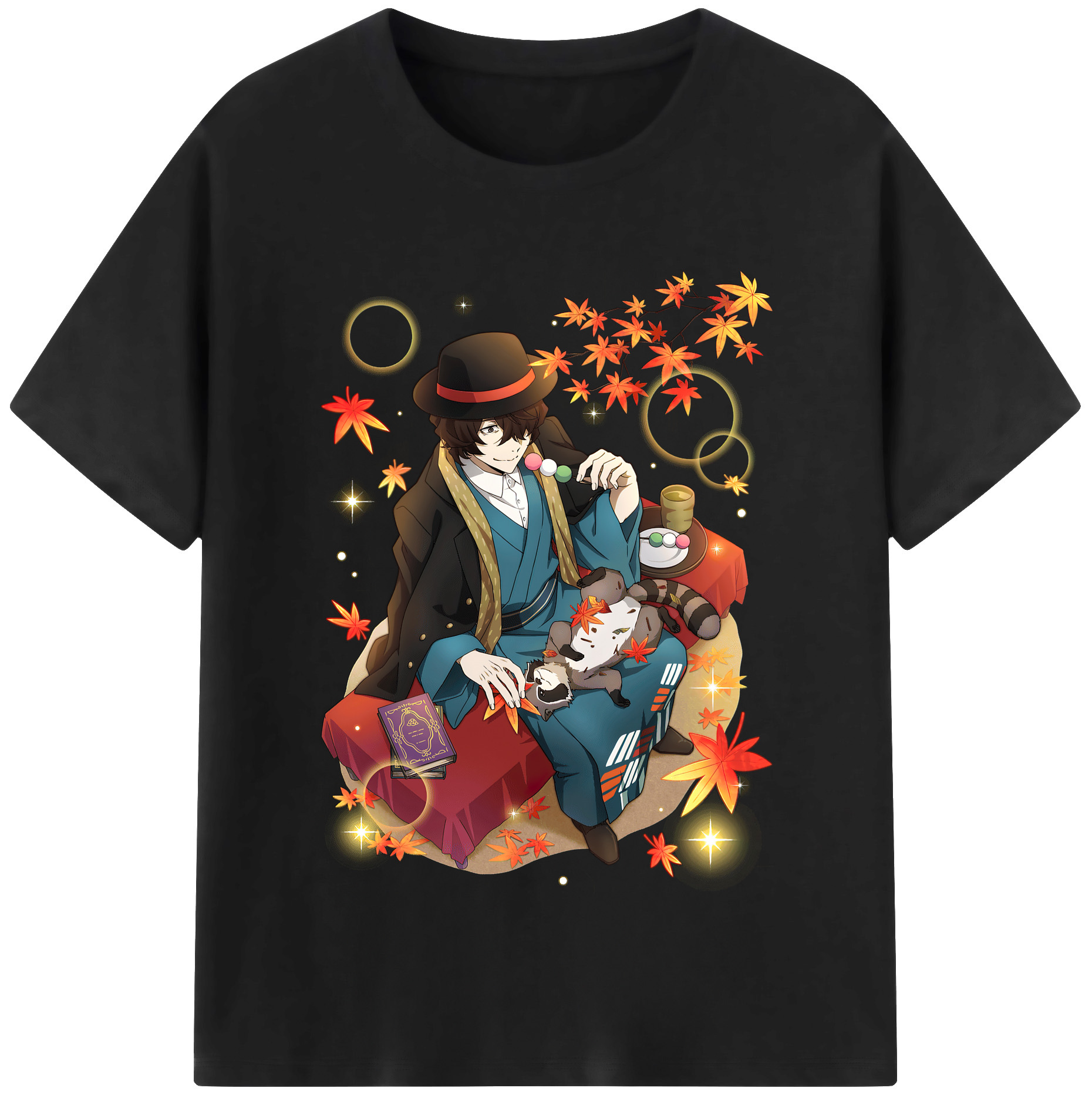 （画像用） 文豪ストレイドッグス Bungo Stray Dogs レディースカジュアルプリントTシャツ（綿100％）