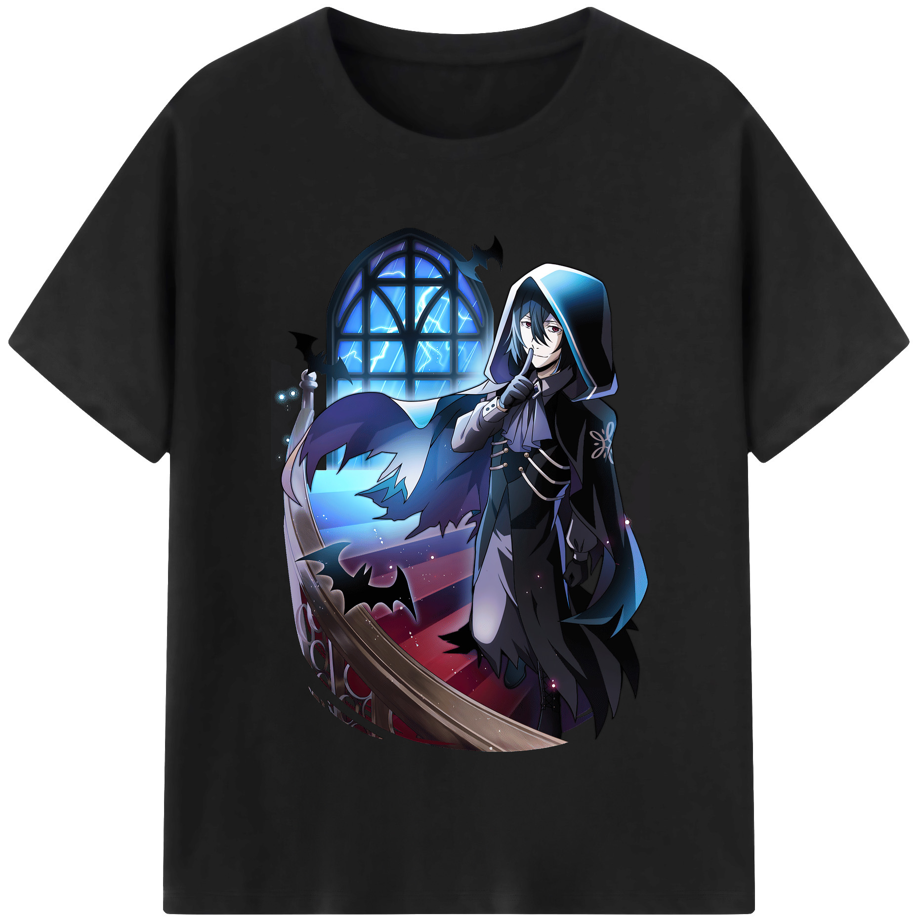 （画像用） 文豪ストレイドッグス Bungo Stray Dogs レディースカジュアルプリントTシャツ（綿100％）