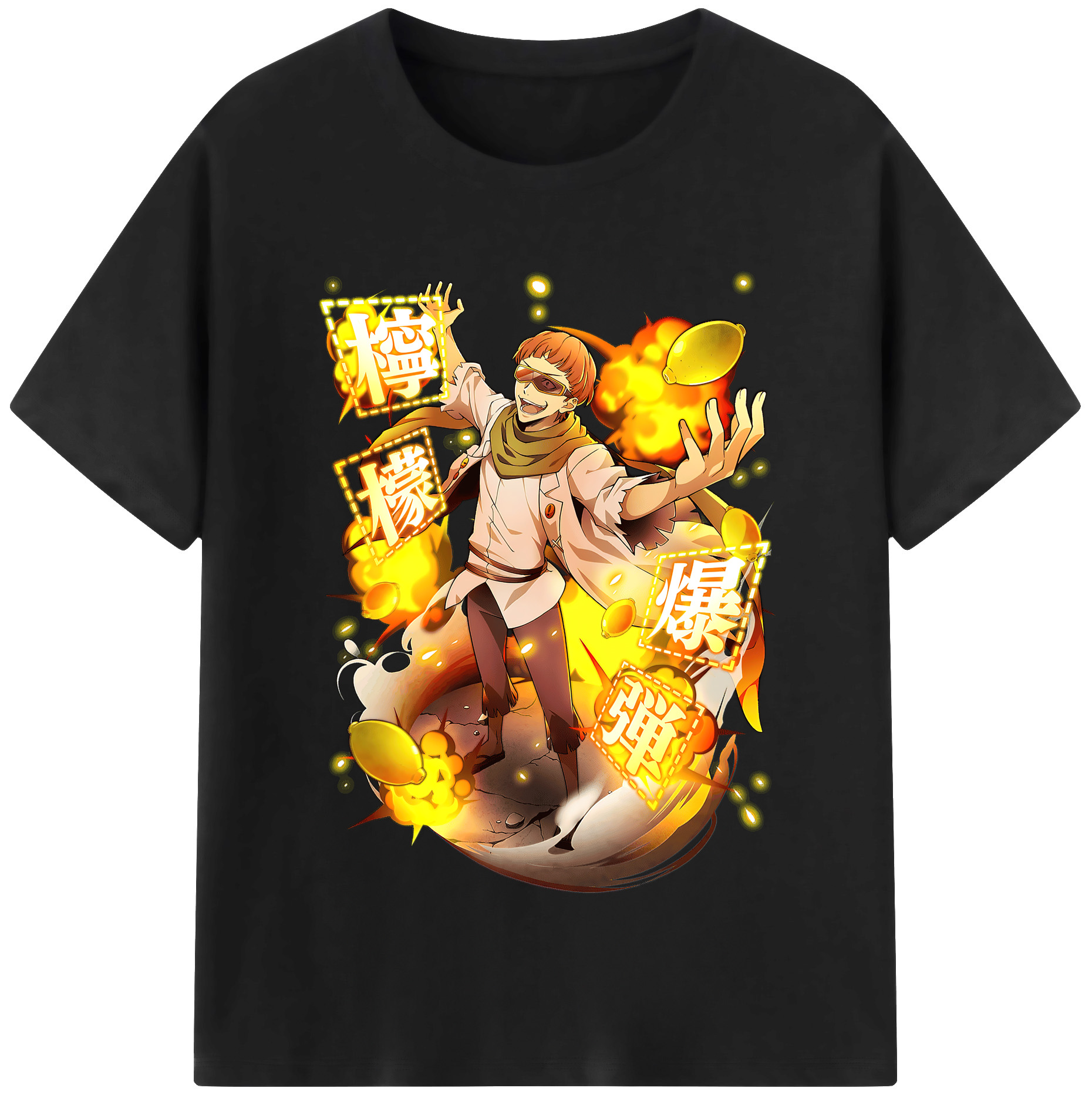 （画像用） 文豪ストレイドッグス Bungo Stray Dogs レディースカジュアルプリントTシャツ（綿100％）