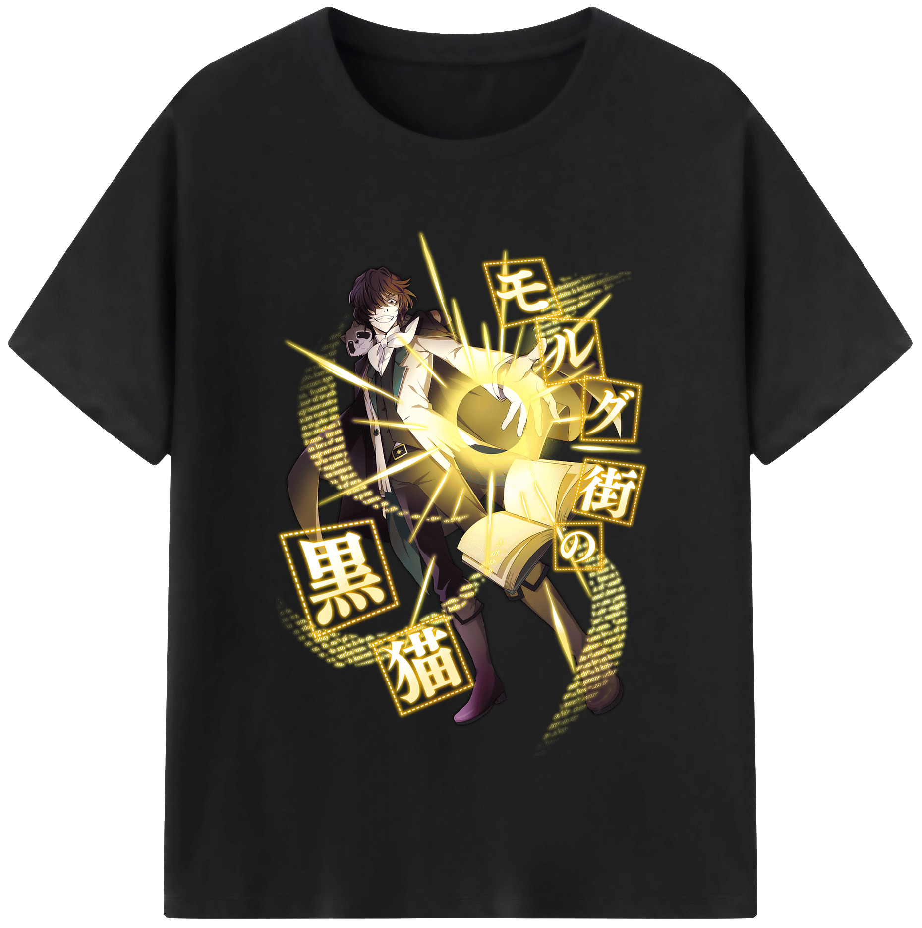 （画像用） 文豪ストレイドッグス Bungo Stray Dogs レディースカジュアルプリントTシャツ（綿100％）