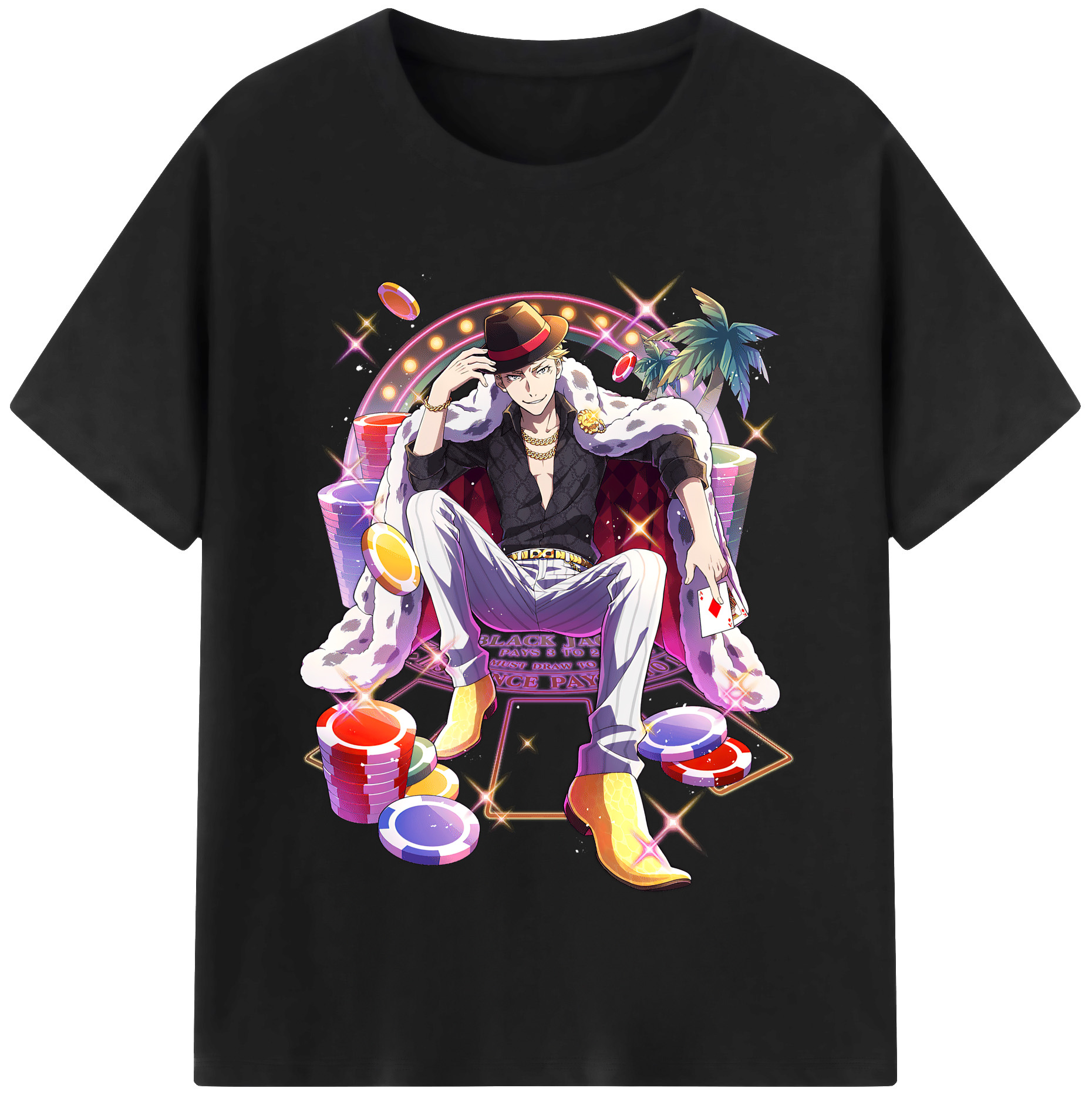 （画像用） 文豪ストレイドッグス Bungo Stray Dogs レディースカジュアルプリントTシャツ（綿100％）