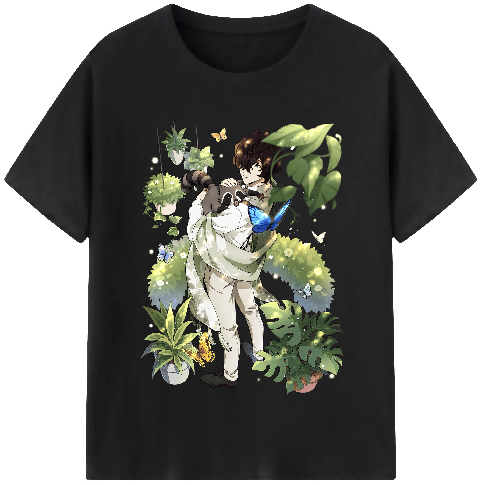 （画像用） 文豪ストレイドッグス Bungo Stray Dogs レディースカジュアルプリントTシャツ（綿100％）