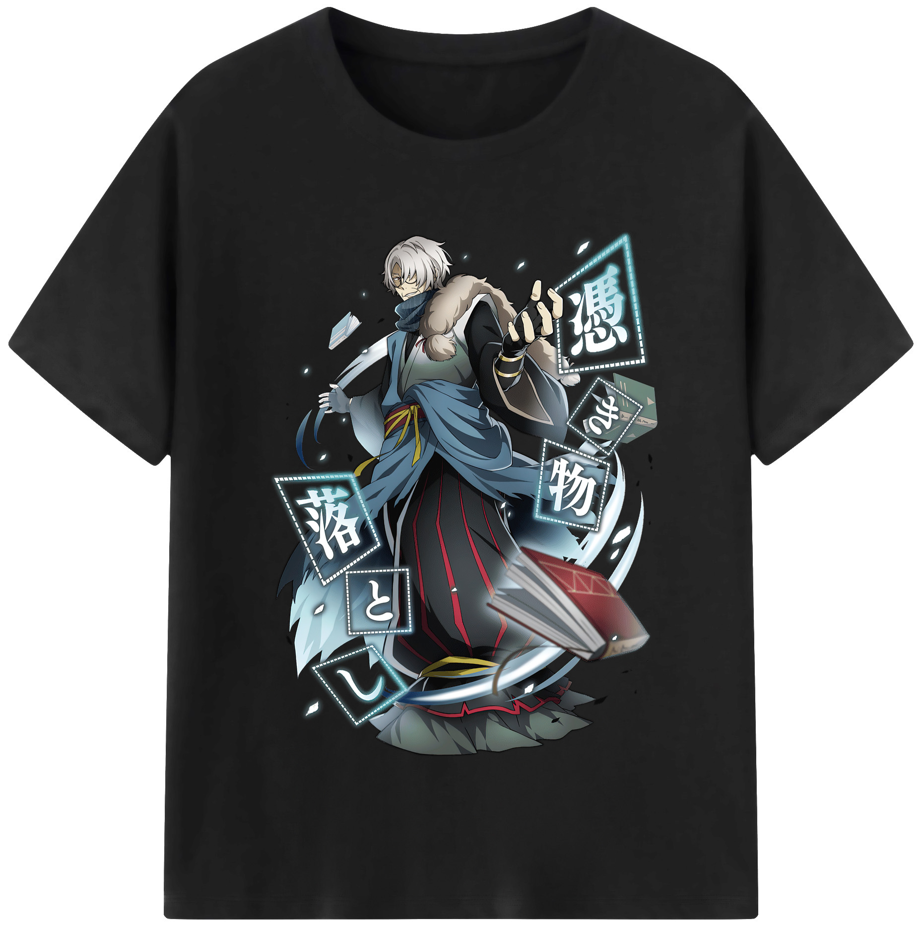 （画像用） 文豪ストレイドッグス Bungo Stray Dogs レディースカジュアルプリントTシャツ（綿100％）