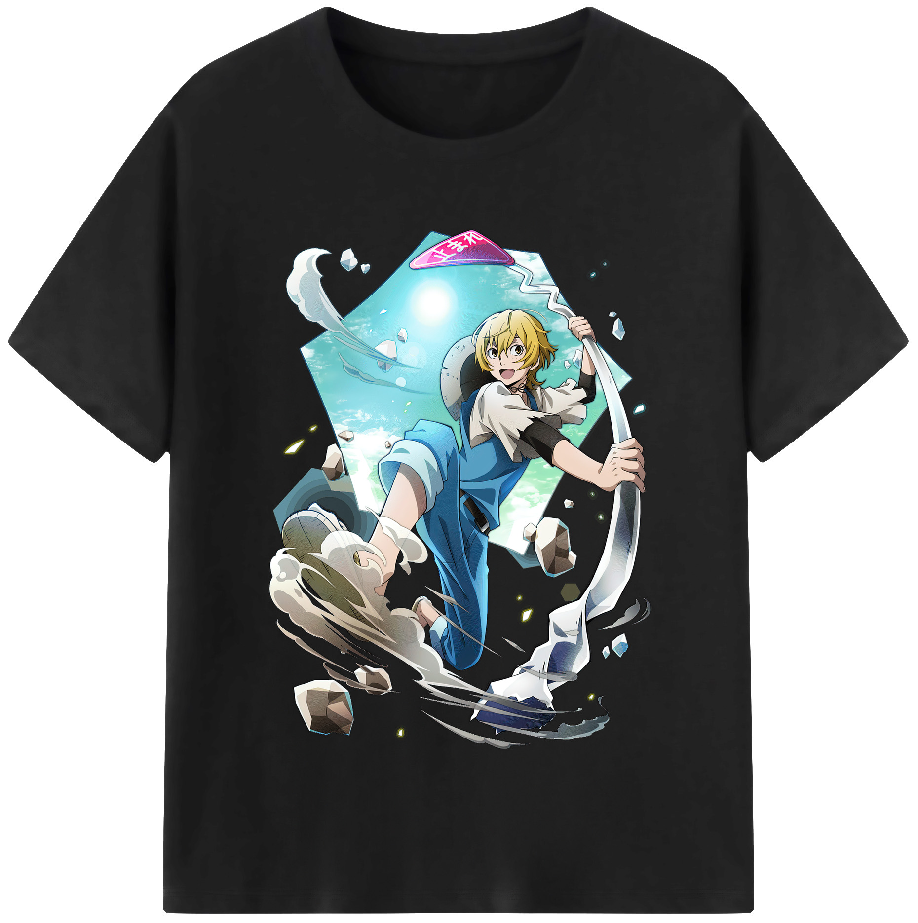 （画像用） 文豪ストレイドッグス Bungo Stray Dogs レディースカジュアルプリントTシャツ（綿100％）