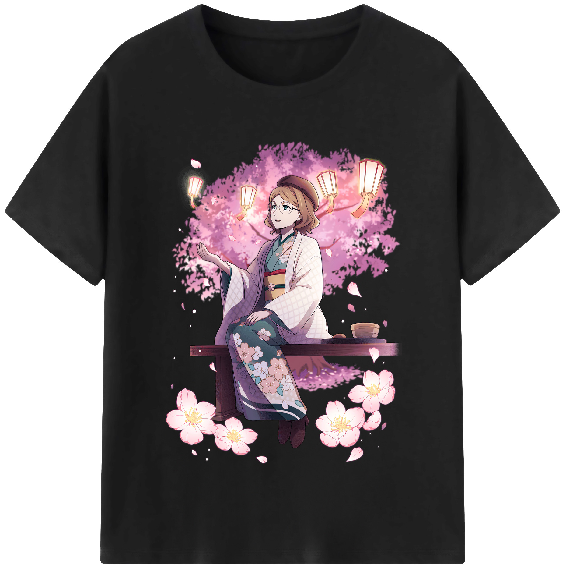 （画像用） 文豪ストレイドッグス Bungo Stray Dogs レディースカジュアルプリントTシャツ（綿100％）