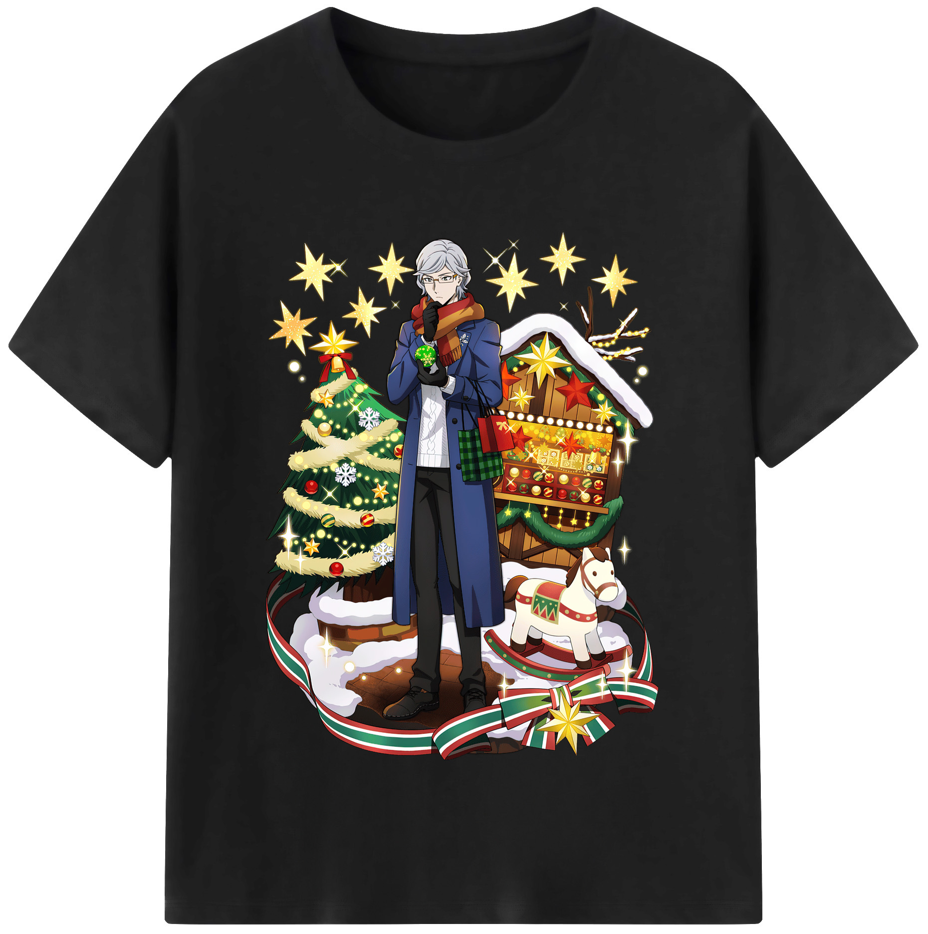 （画像用） 文豪ストレイドッグス Bungo Stray Dogs レディースカジュアルプリントTシャツ（綿100％）