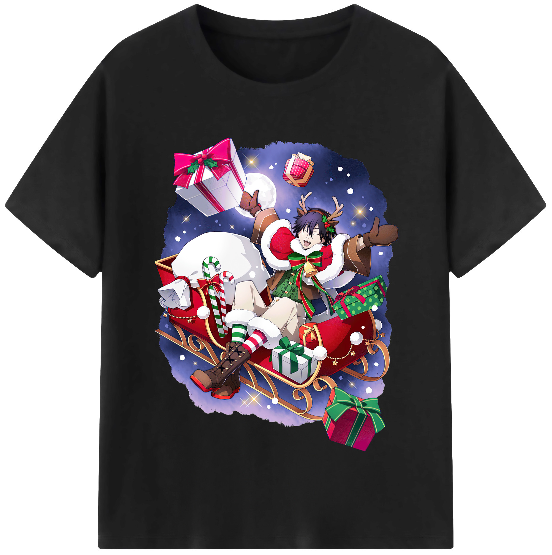 （画像用） 文豪ストレイドッグス Bungo Stray Dogs レディースカジュアルプリントTシャツ（綿100％）