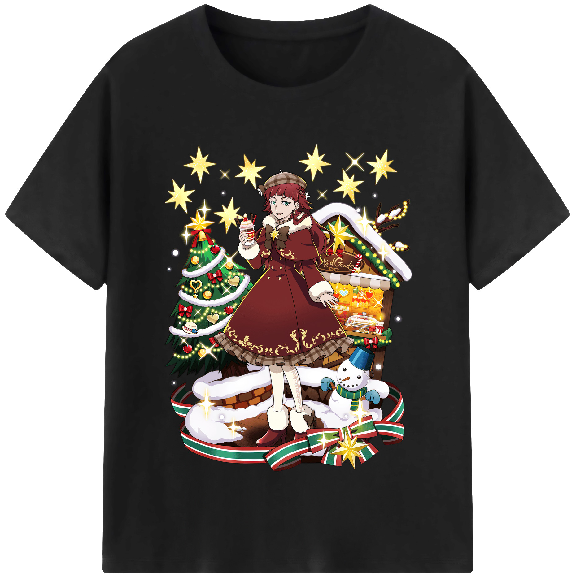（画像用） 文豪ストレイドッグス Bungo Stray Dogs レディースカジュアルプリントTシャツ（綿100％）