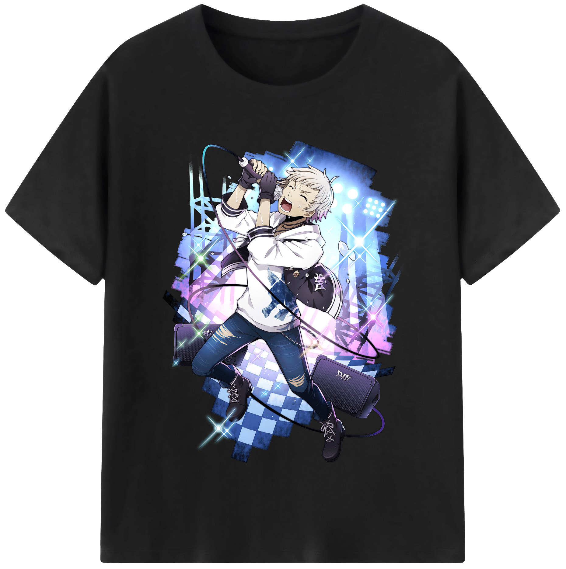 （画像用） 文豪ストレイドッグス Bungo Stray Dogs レディースカジュアルプリントTシャツ（綿100％）