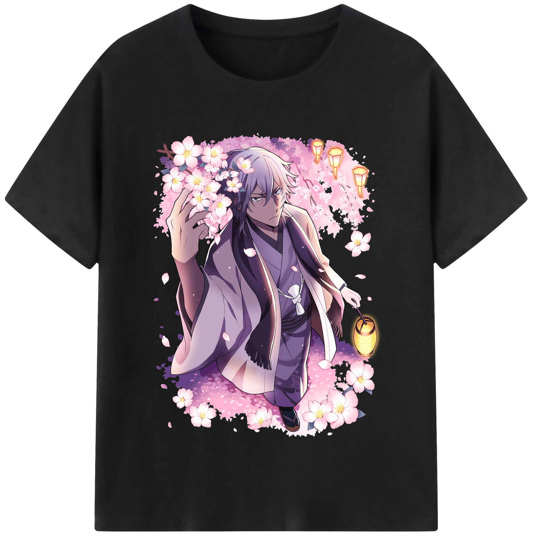 （画像用） 文豪ストレイドッグス Bungo Stray Dogs レディースカジュアルプリントTシャツ（綿100％）