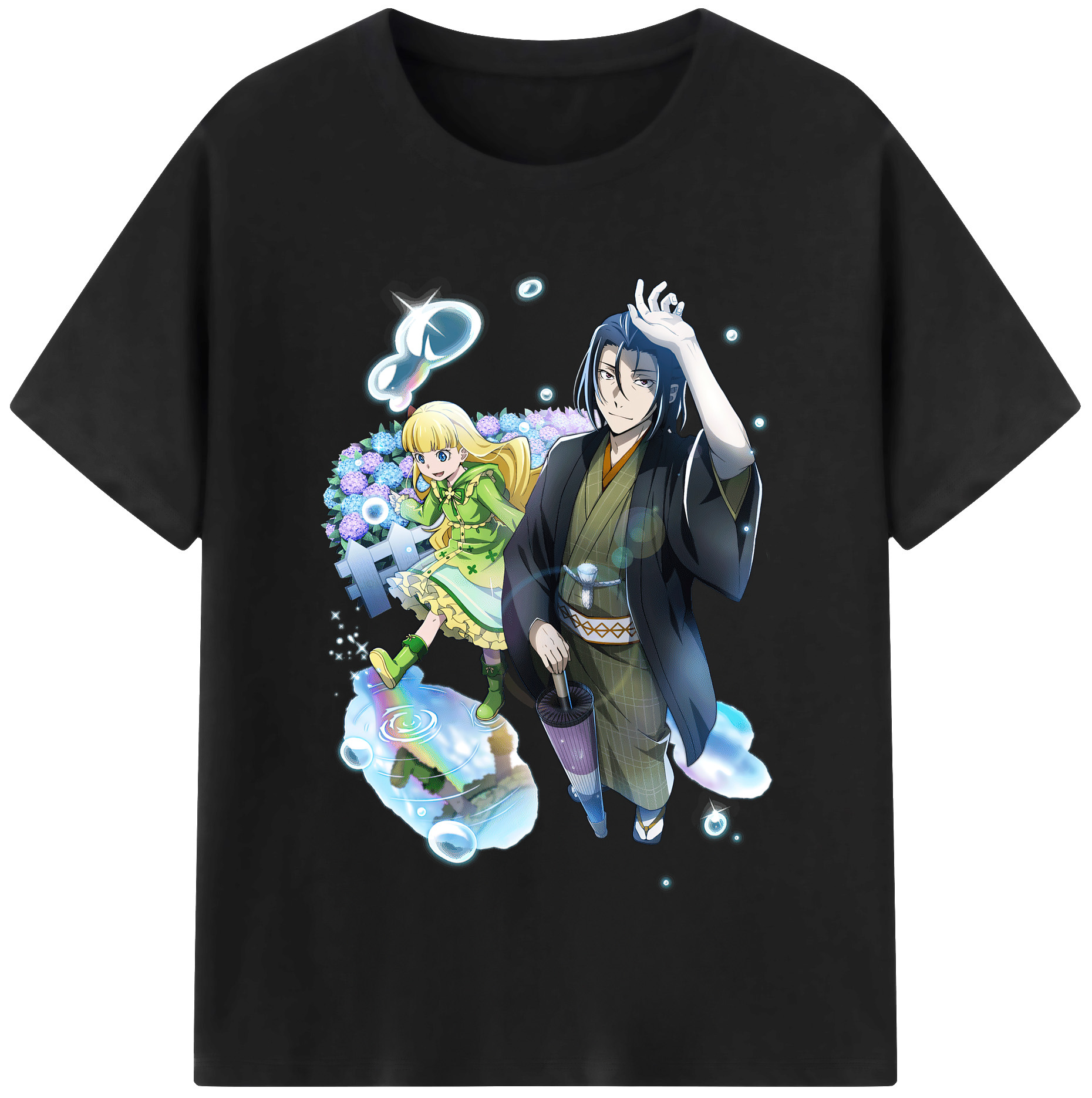 （画像用） 文豪ストレイドッグス Bungo Stray Dogs レディースカジュアルプリントTシャツ（綿100％）