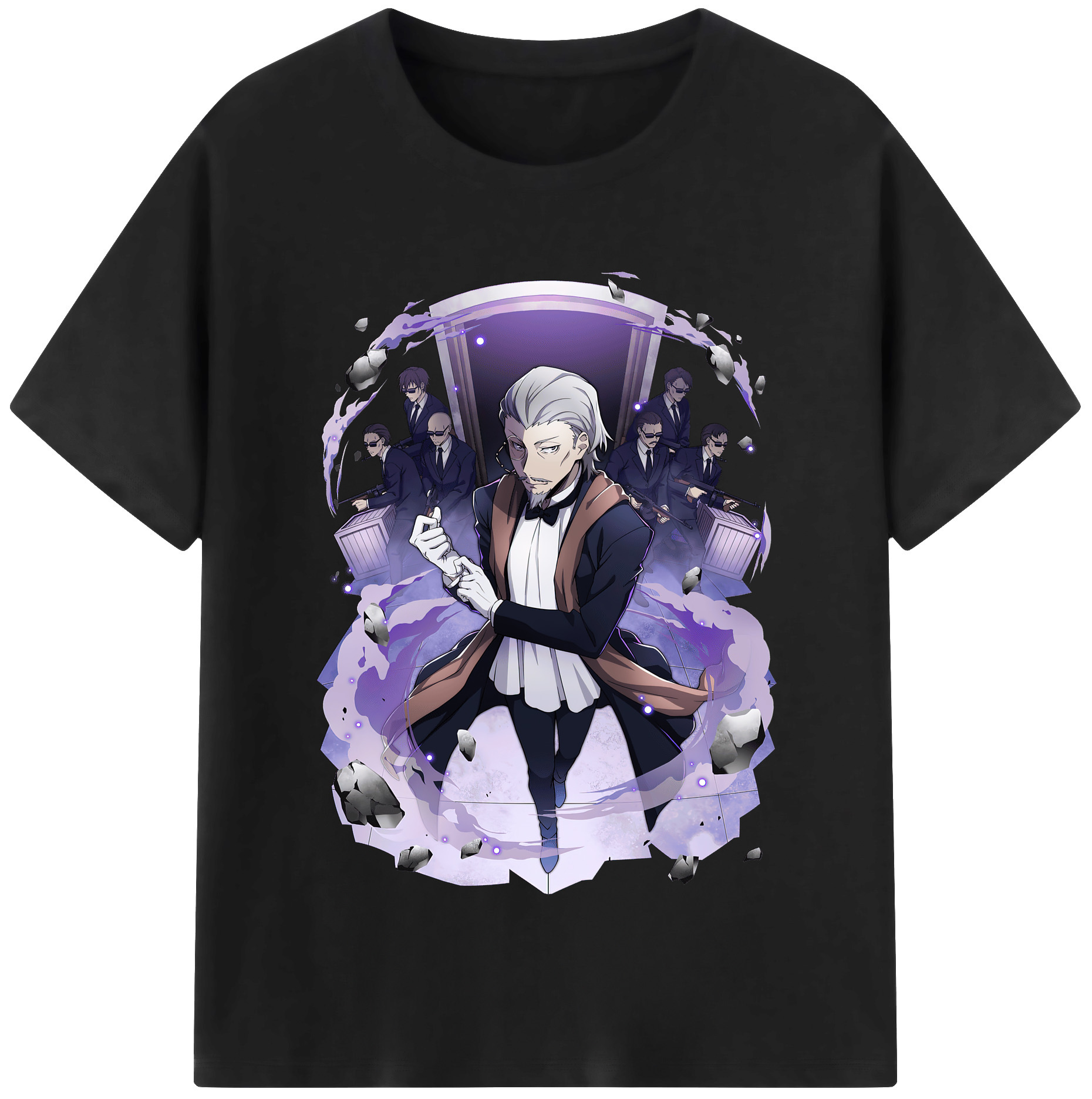 （画像用） 文豪ストレイドッグス Bungo Stray Dogs レディースカジュアルプリントTシャツ（綿100％）