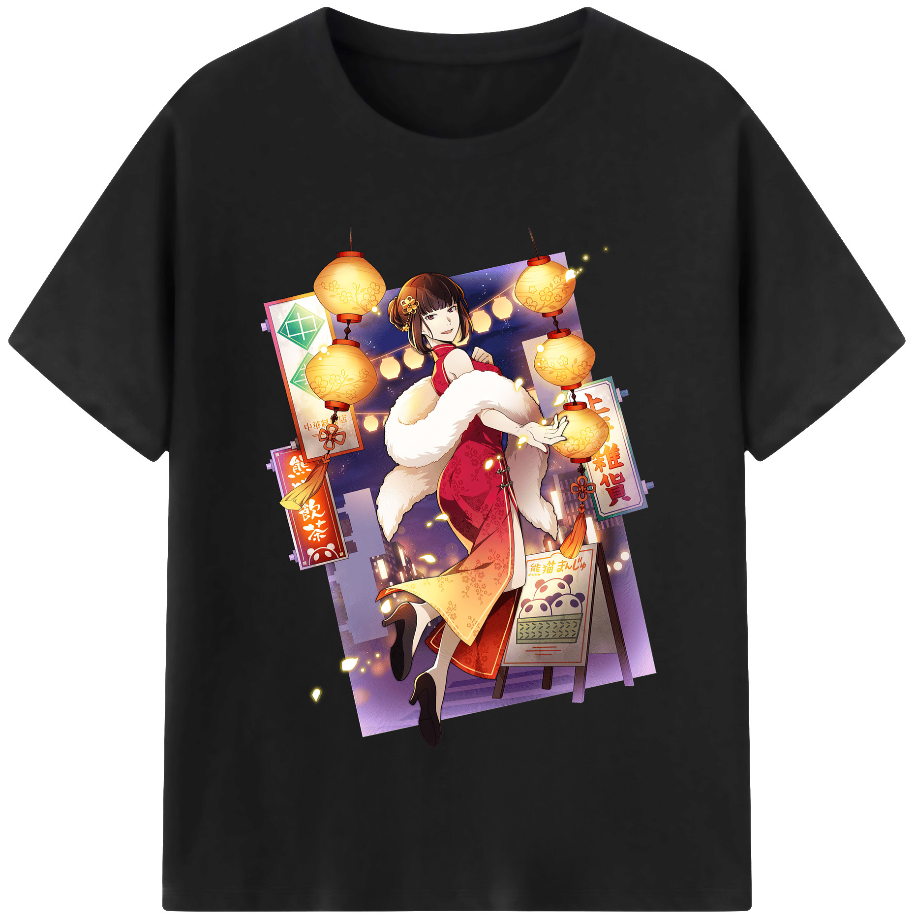 （画像用） 文豪ストレイドッグス Bungo Stray Dogs レディースカジュアルプリントTシャツ（綿100％）