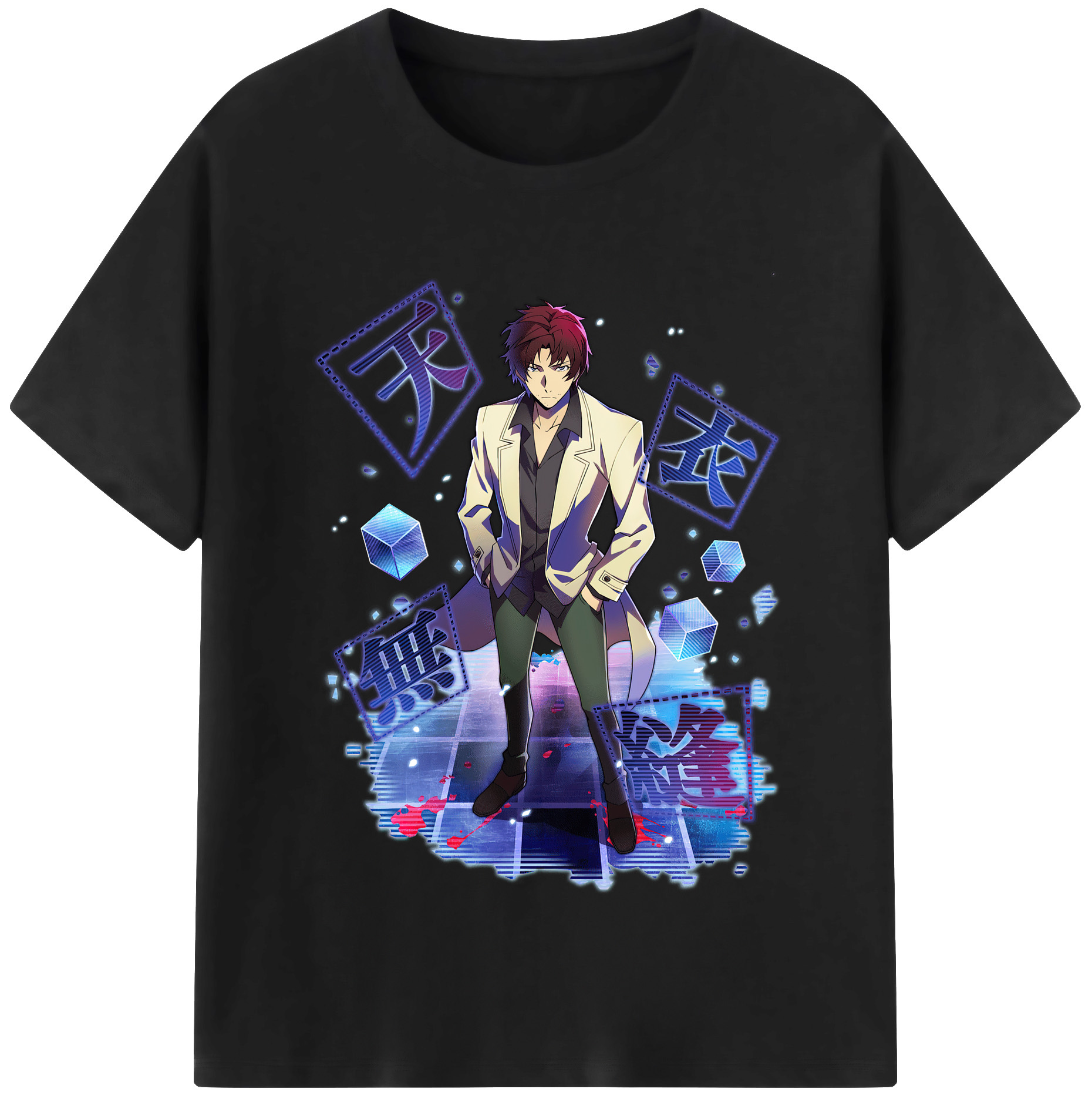 （画像用） 文豪ストレイドッグス Bungo Stray Dogs レディースカジュアルプリントTシャツ（綿100％）