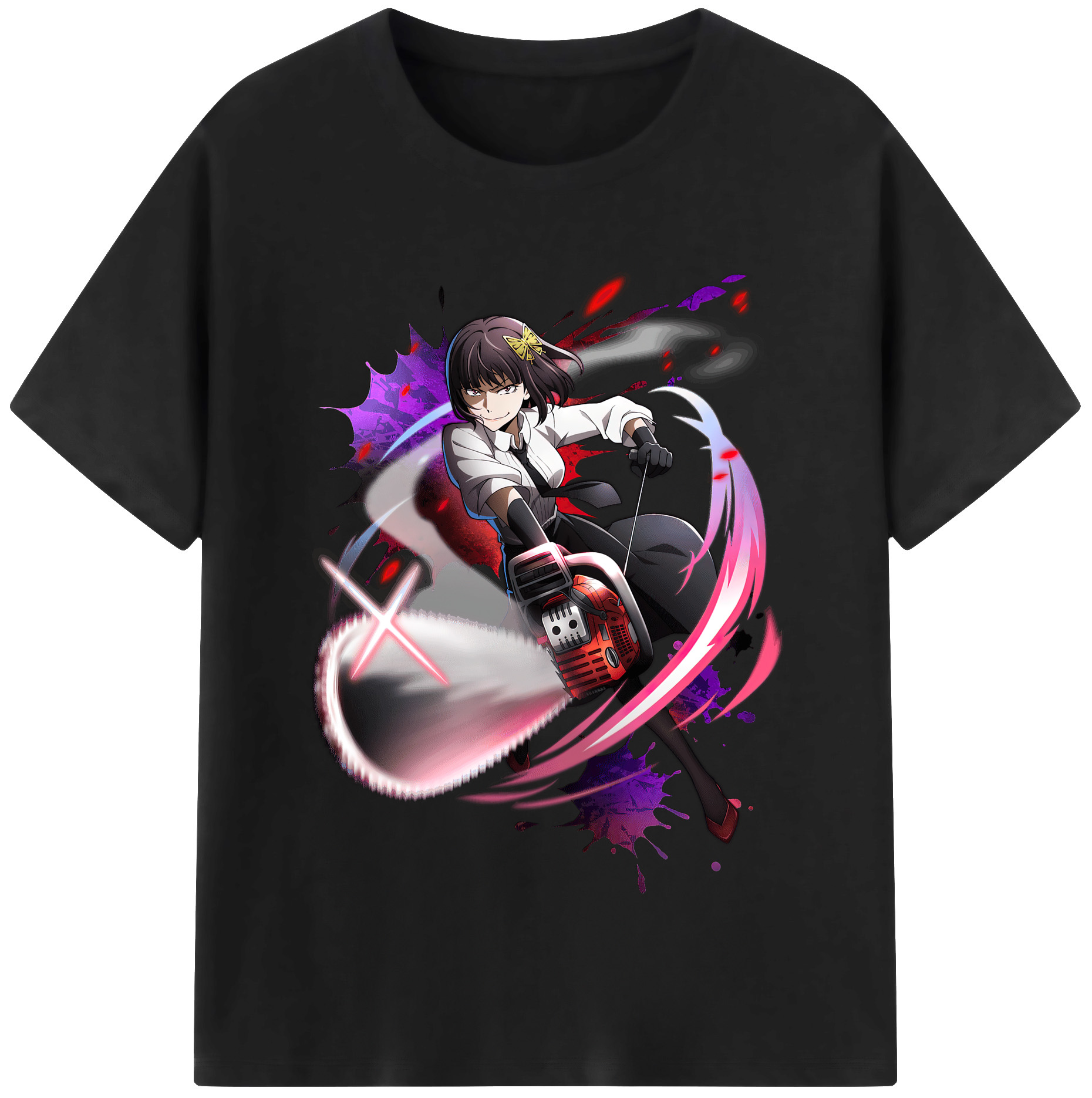 （画像用） 文豪ストレイドッグス Bungo Stray Dogs レディースカジュアルプリントTシャツ（綿100％）