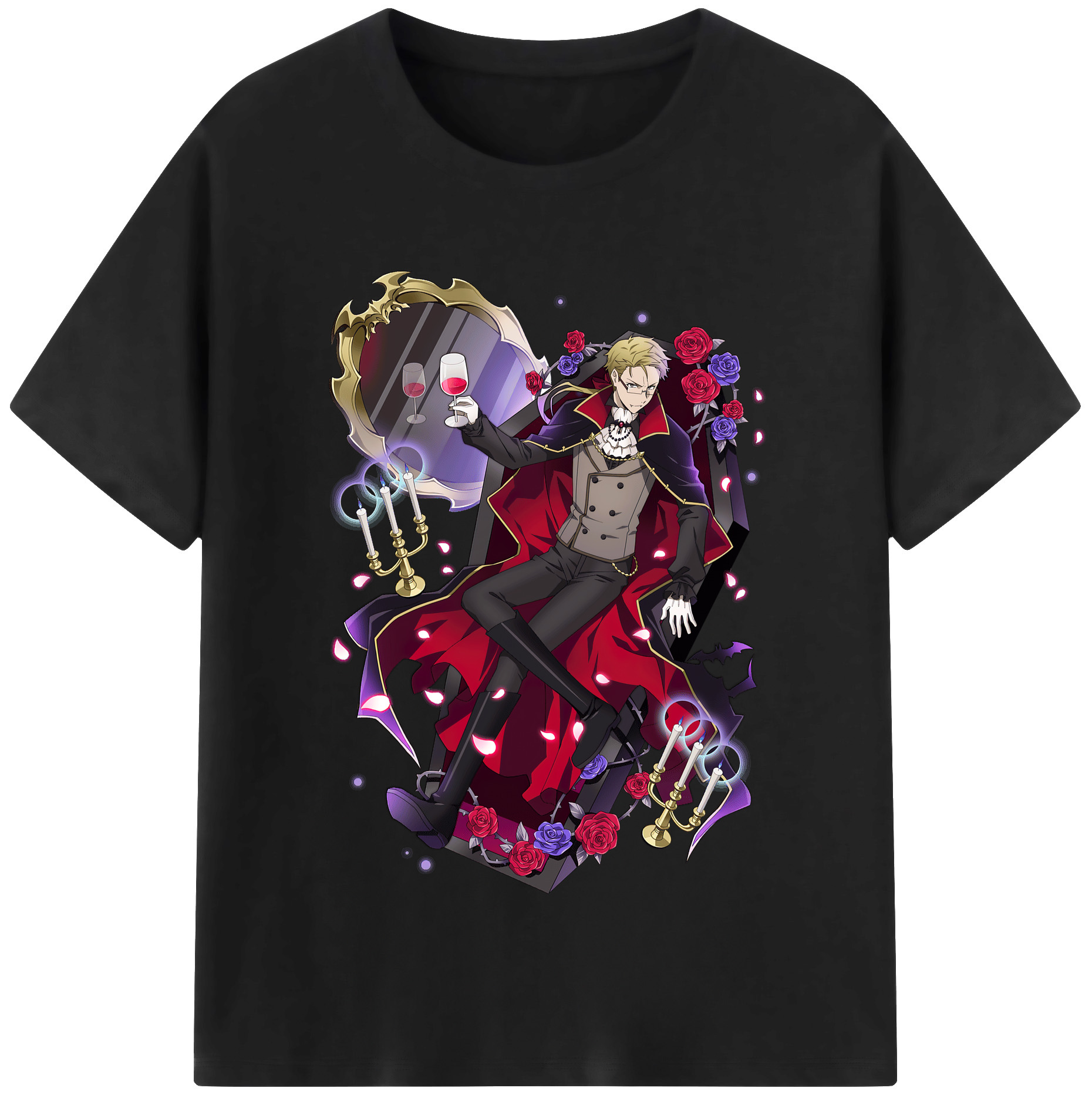（画像用） 文豪ストレイドッグス Bungo Stray Dogs レディースカジュアルプリントTシャツ（綿100％）