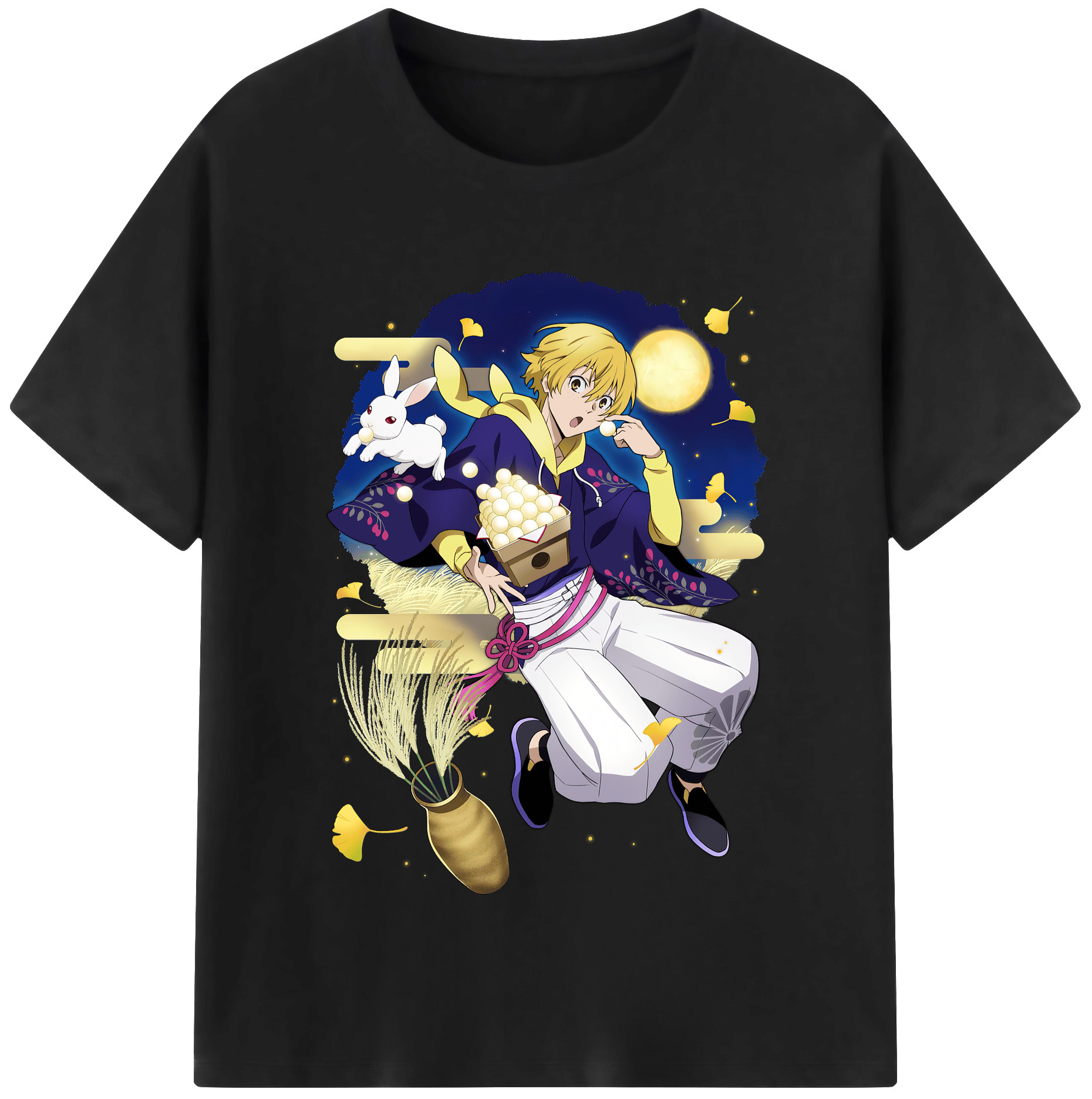 （画像用） 文豪ストレイドッグス Bungo Stray Dogs レディースカジュアルプリントTシャツ（綿100％）