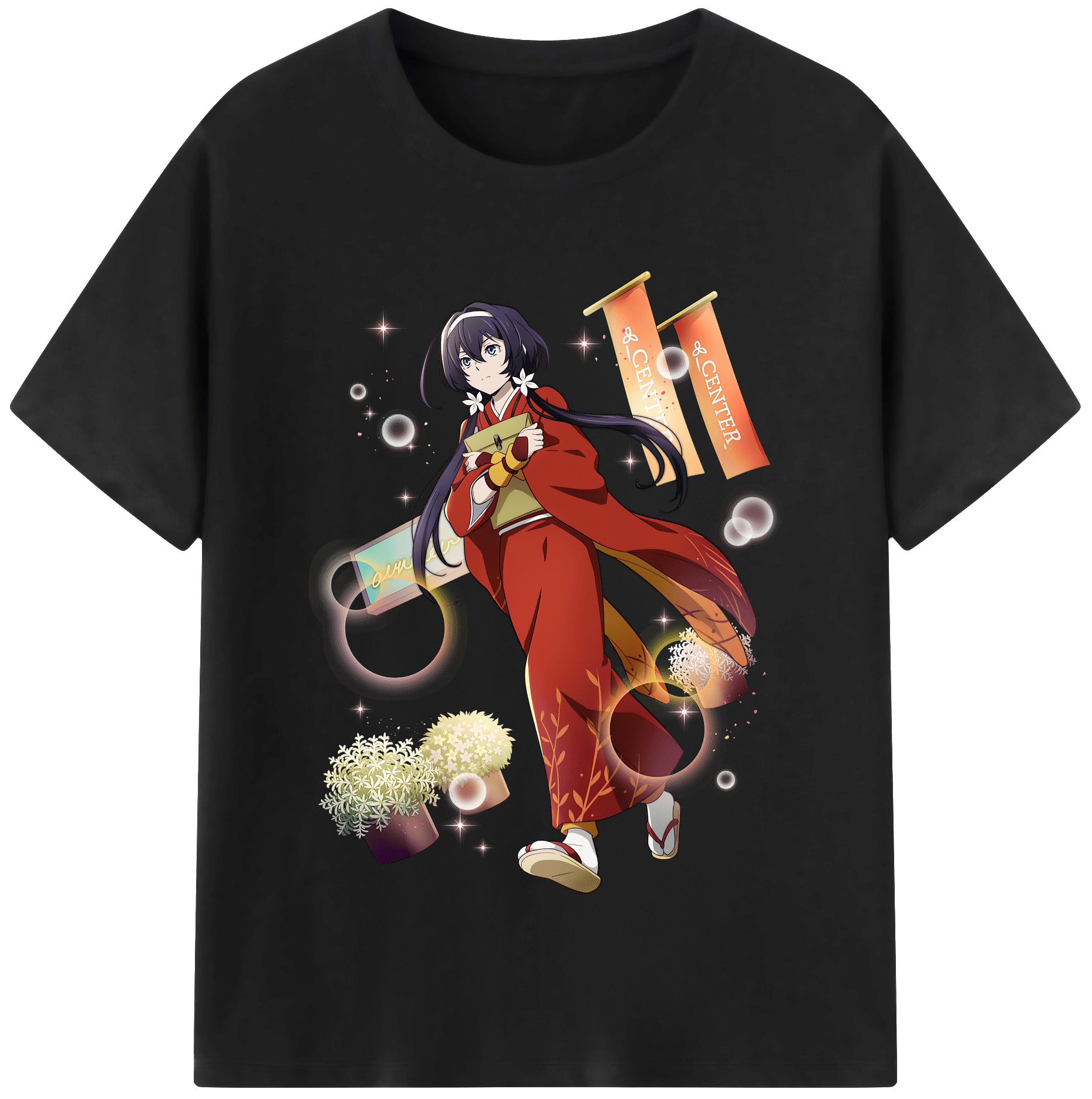（画像用） 文豪ストレイドッグス Bungo Stray Dogs レディースカジュアルプリントTシャツ（綿100％）