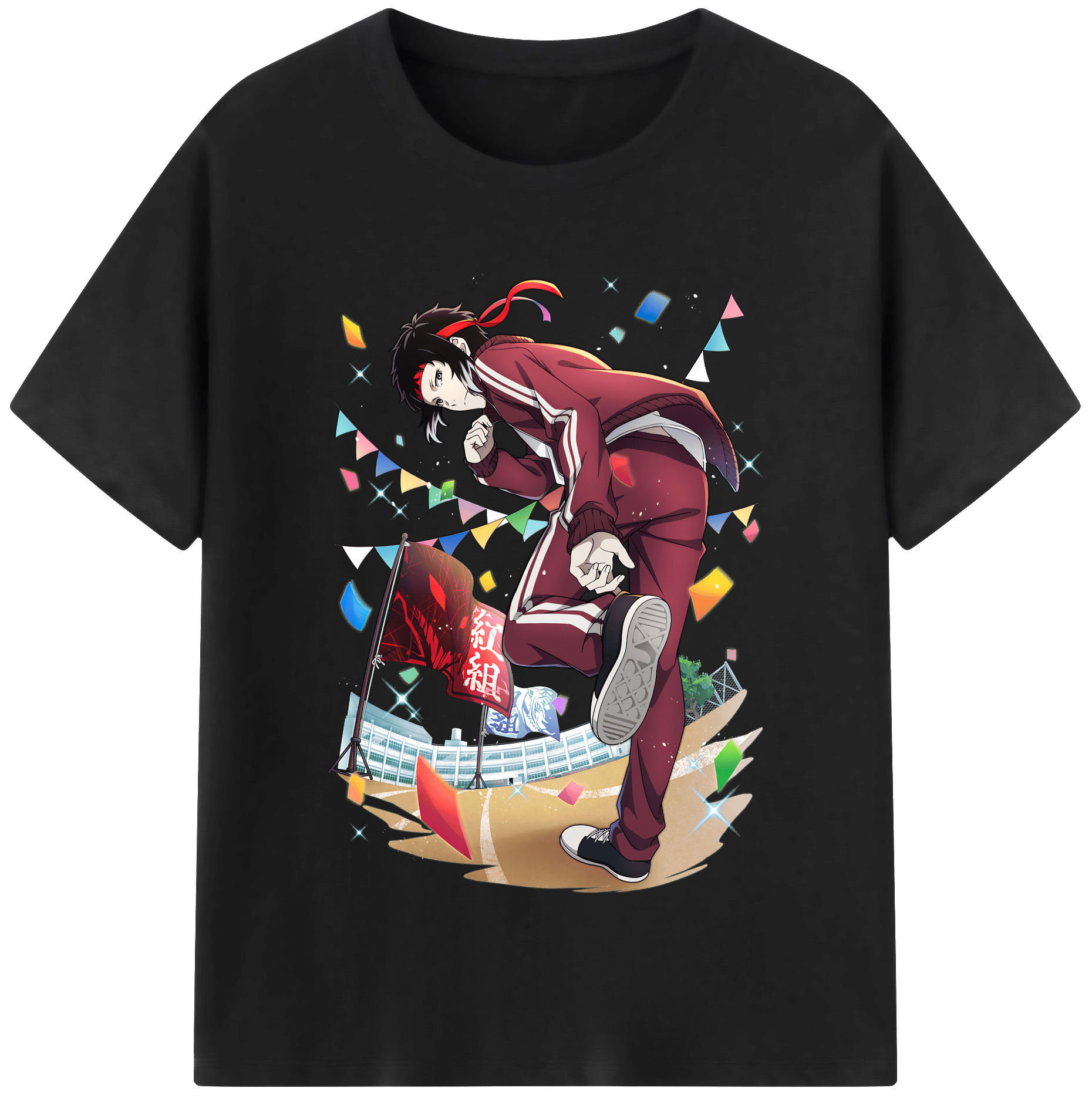 （画像用） 文豪ストレイドッグス Bungo Stray Dogs レディースカジュアルプリントTシャツ（綿100％）