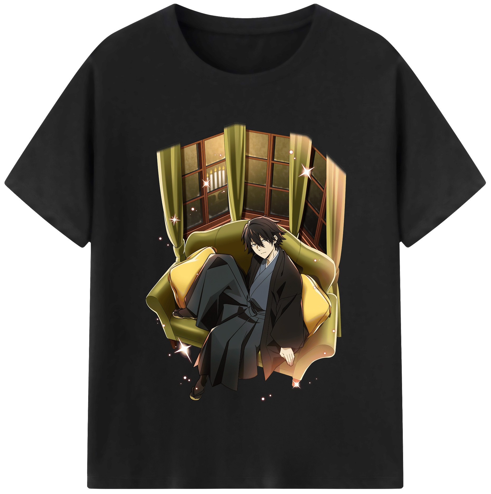 （画像用） 文豪ストレイドッグス Bungo Stray Dogs レディースカジュアルプリントTシャツ（綿100％）