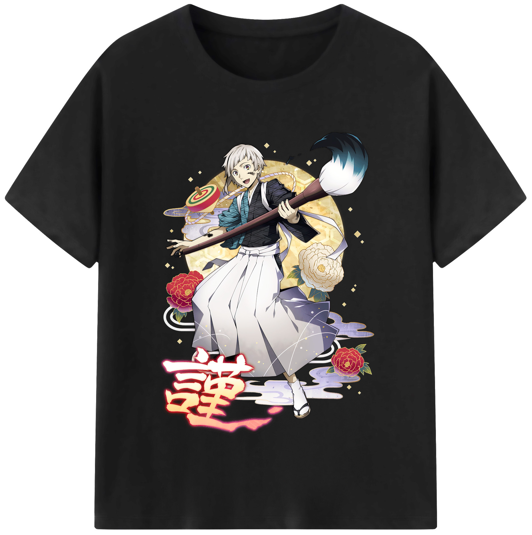（画像用） 文豪ストレイドッグス Bungo Stray Dogs レディースカジュアルプリントTシャツ（綿100％）