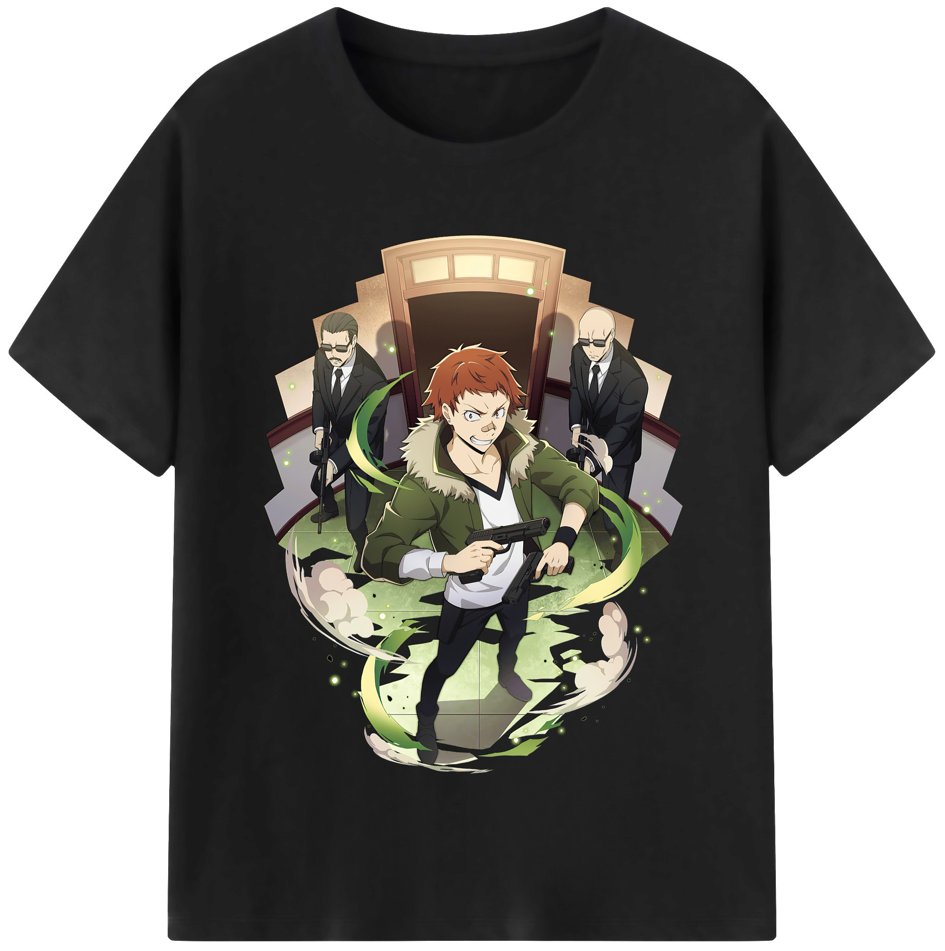 （画像用） 文豪ストレイドッグス Bungo Stray Dogs レディースカジュアルプリントTシャツ（綿100％）