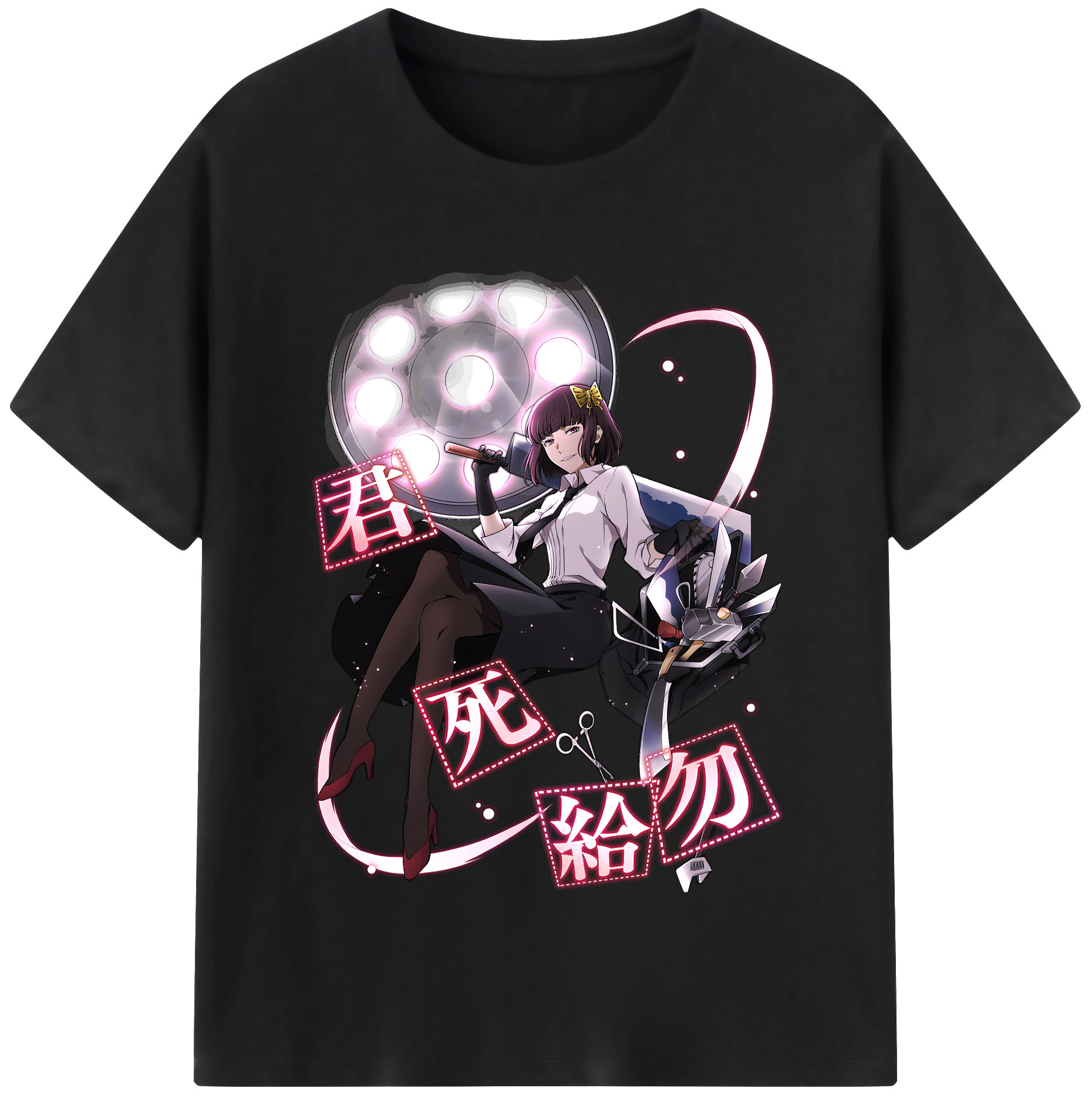 （画像用） 文豪ストレイドッグス Bungo Stray Dogs レディースカジュアルプリントTシャツ（綿100％）