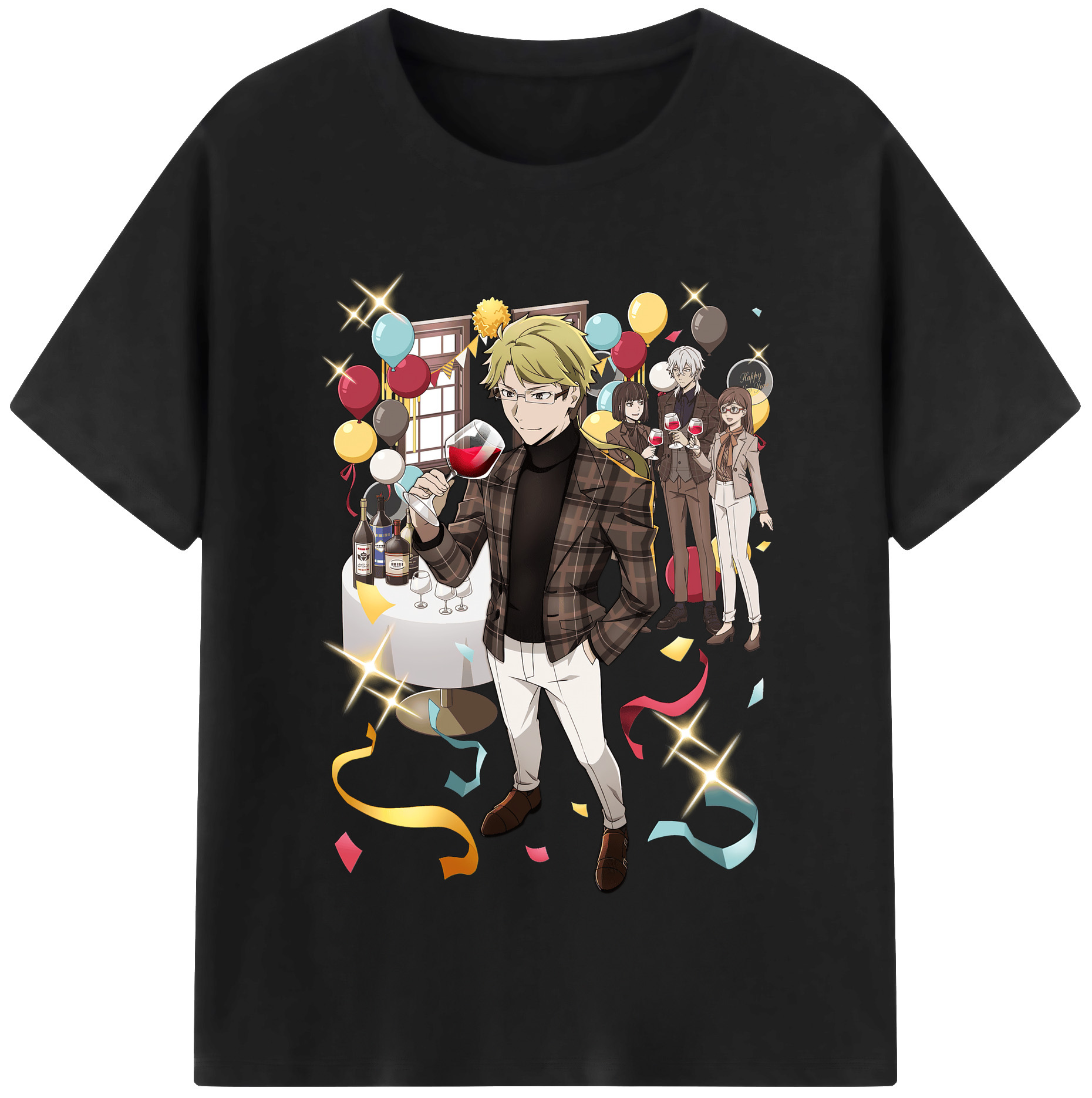 （画像用） 文豪ストレイドッグス Bungo Stray Dogs レディースカジュアルプリントTシャツ（綿100％）